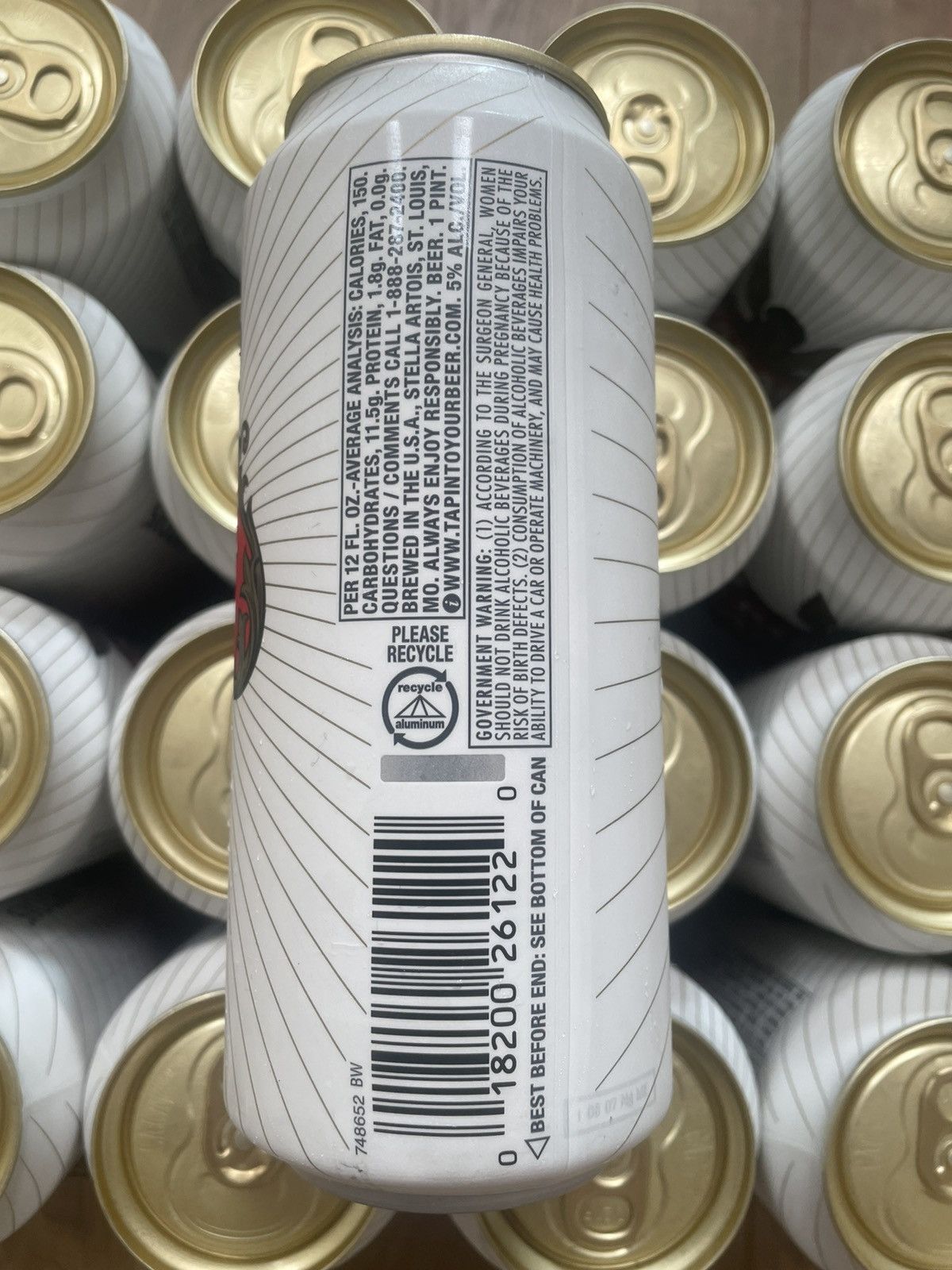Budweiser EMPTY CAN Palace Artois Official Pint Can (16oz) Exclusive Size ONE SIZE - 22 Thumbnail