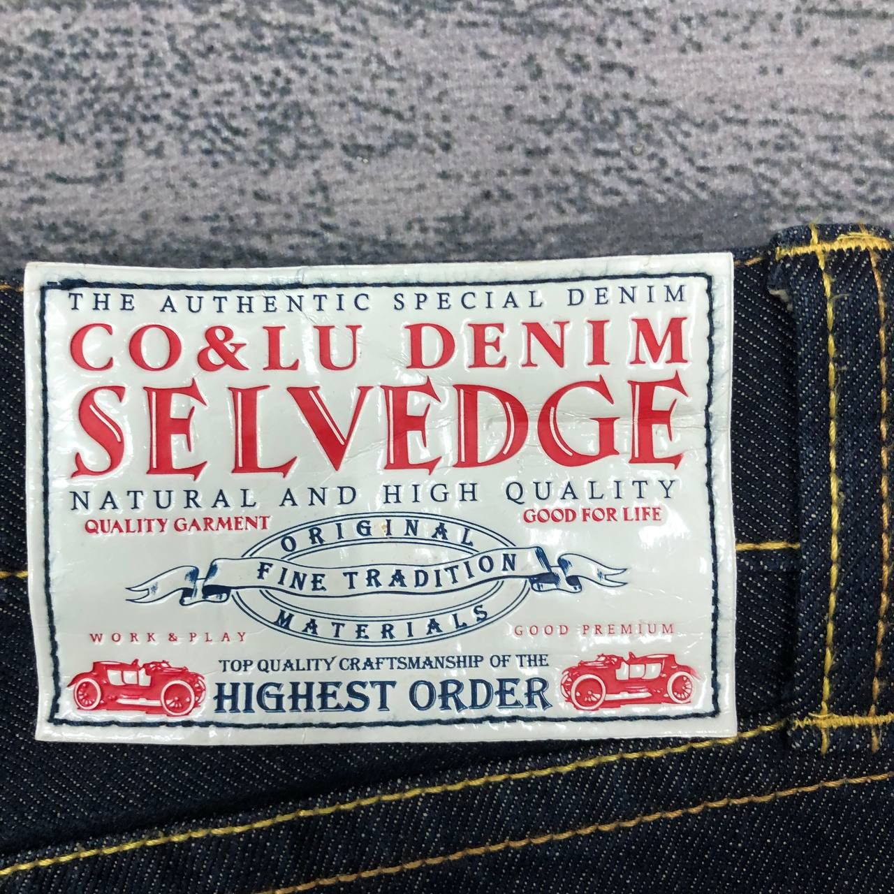 Japanese Brand P340 CO&LU DENIM SELVEDGE JEANS Size US 28 / EU 44 - 5 Thumbnail