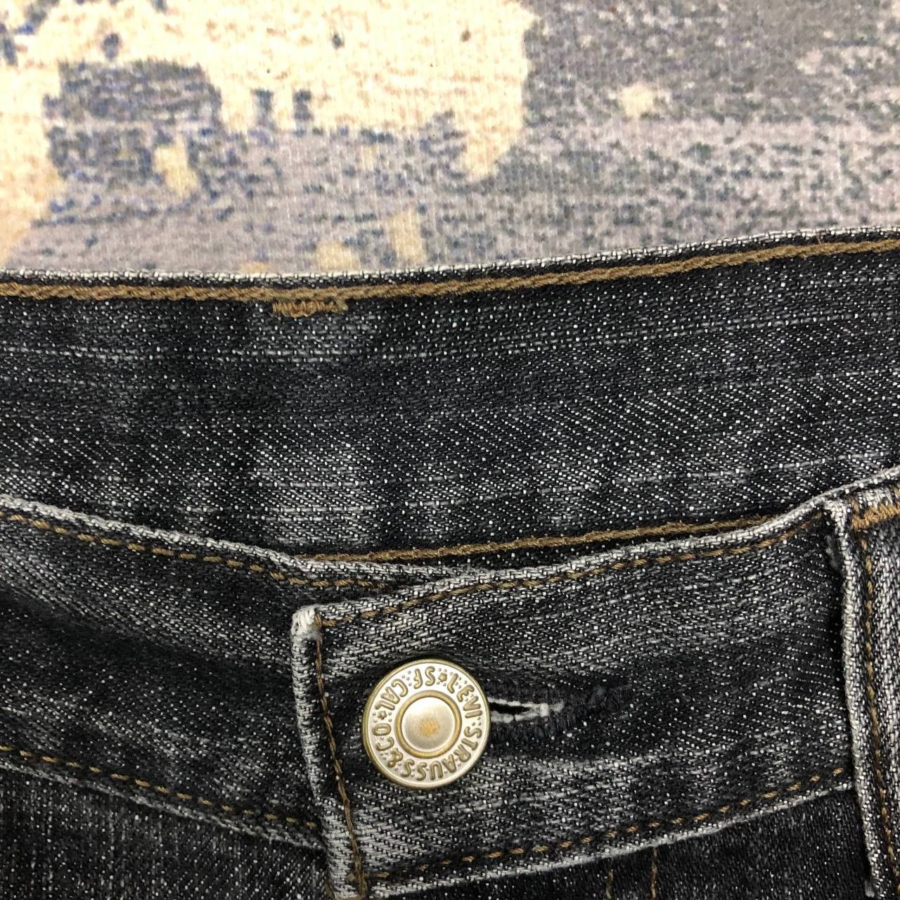 Levi's P339 LEVI'S 533 DISTRESSED DENIM JEANS Size US 33 - 6 Thumbnail