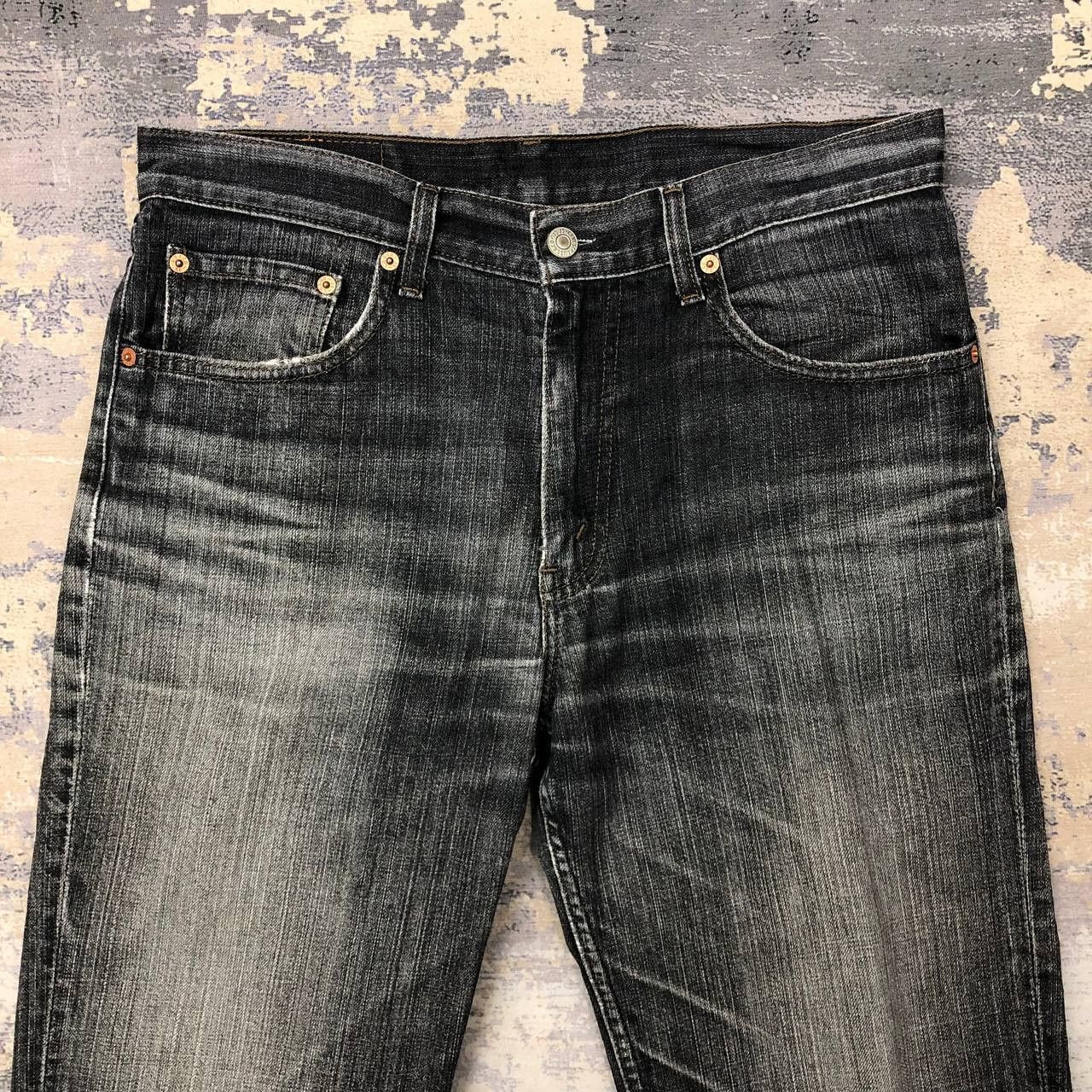 Levi's P339 LEVI'S 533 DISTRESSED DENIM JEANS Size US 33 - 3 Thumbnail
