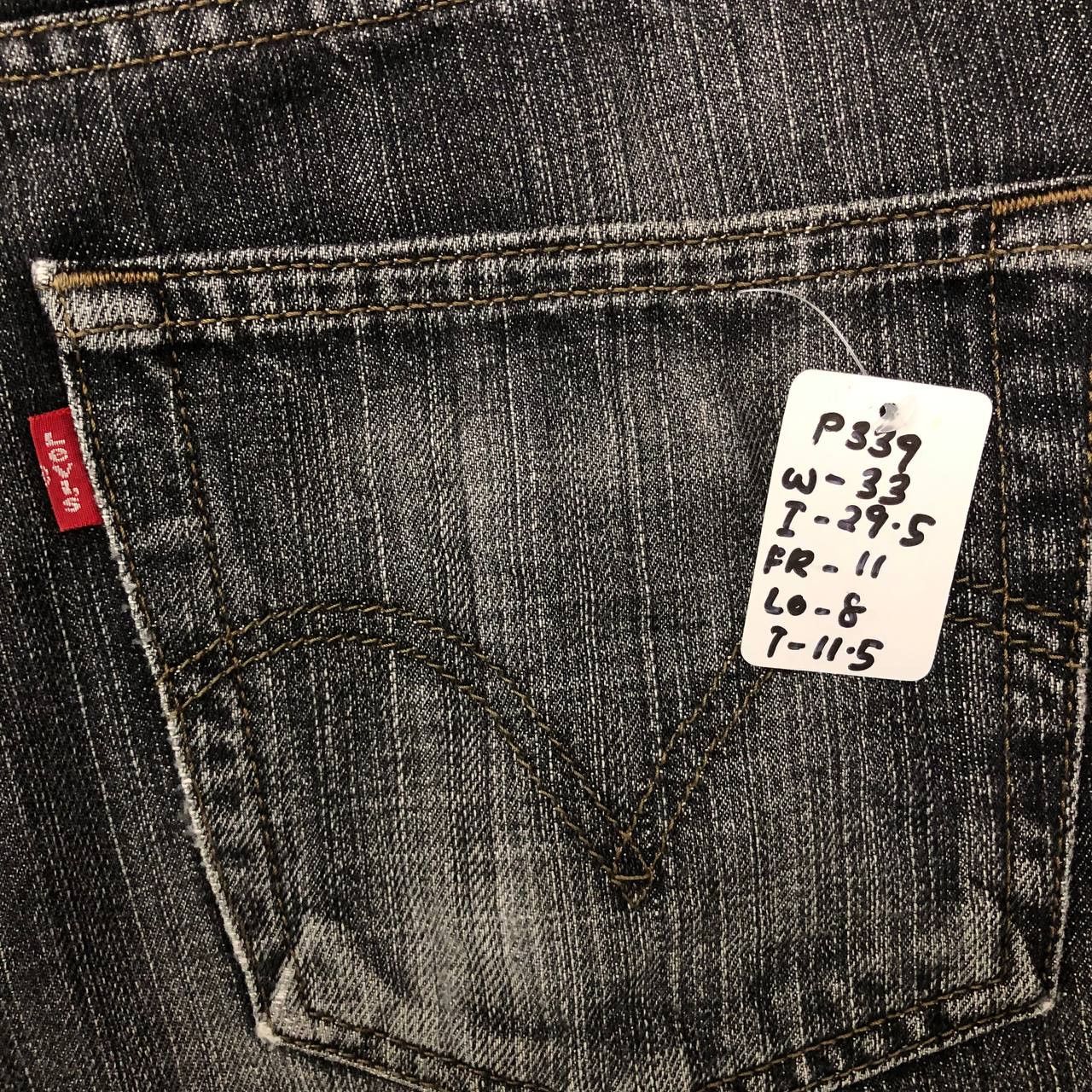 Levi's P339 LEVI'S 533 DISTRESSED DENIM JEANS Size US 33 - 11 Thumbnail