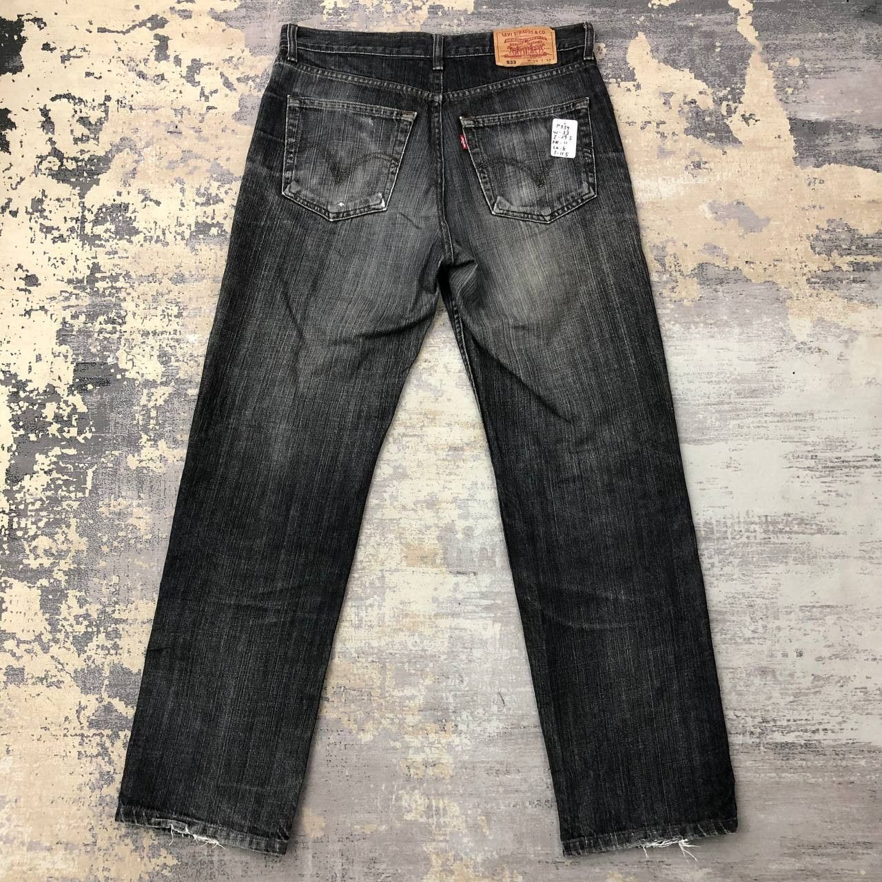 Levi's P339 LEVI'S 533 DISTRESSED DENIM JEANS Size US 33 - 2 Thumbnail