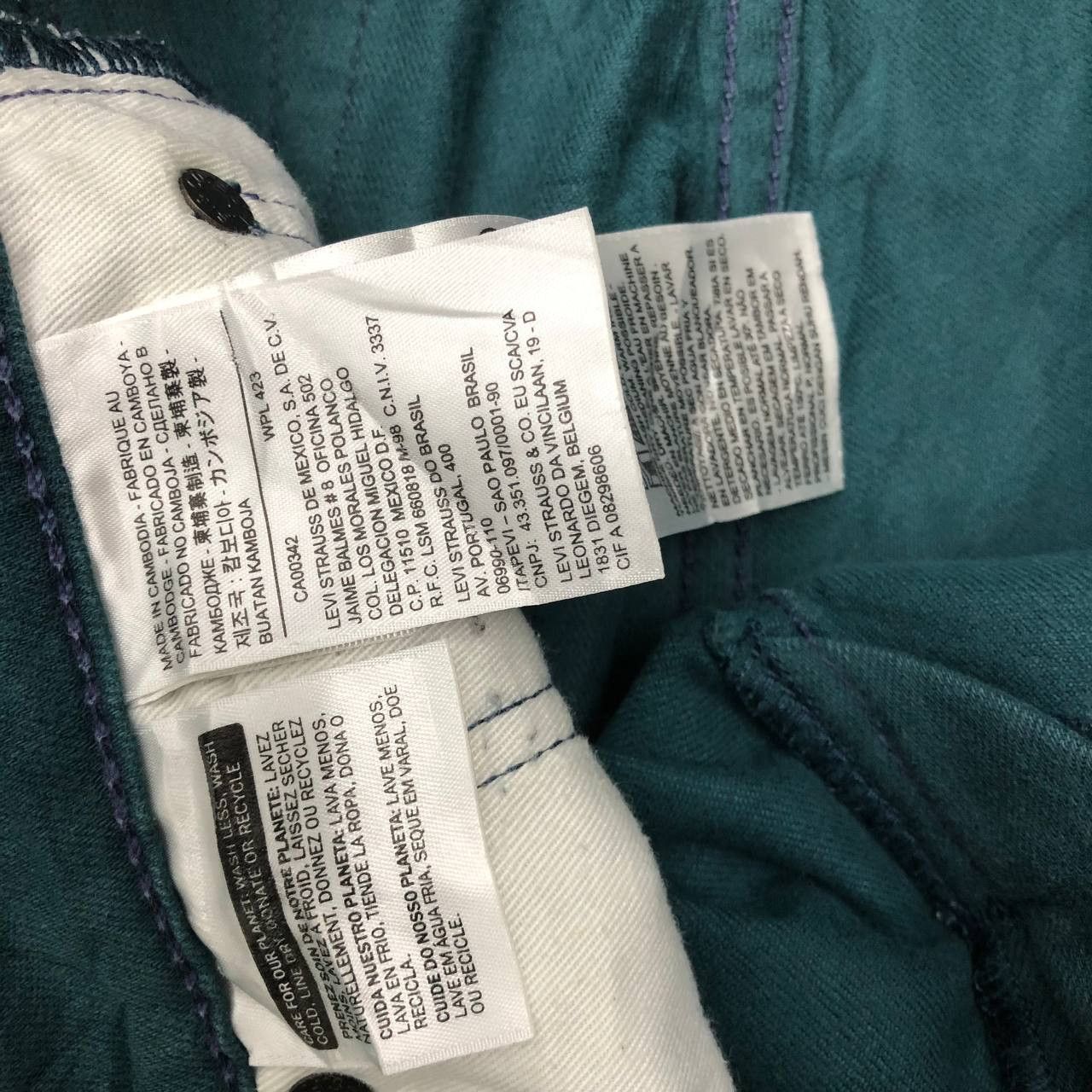 Levi's P338 LEVI'S 511 SKINNY JEANS Size US 31 - 7 Thumbnail
