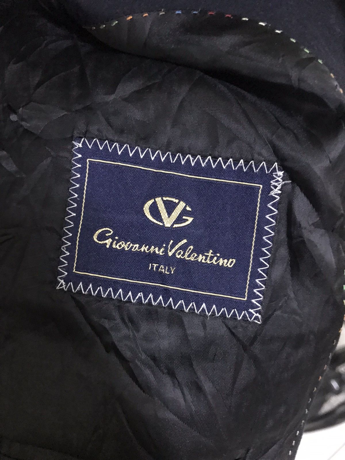 Giovanni Valentino × Vintage Vintage Giovanni Valentino Blazer /Giovanni Valentino Jacket Size US M / EU 48-50 / 2 - 7 Thumbnail