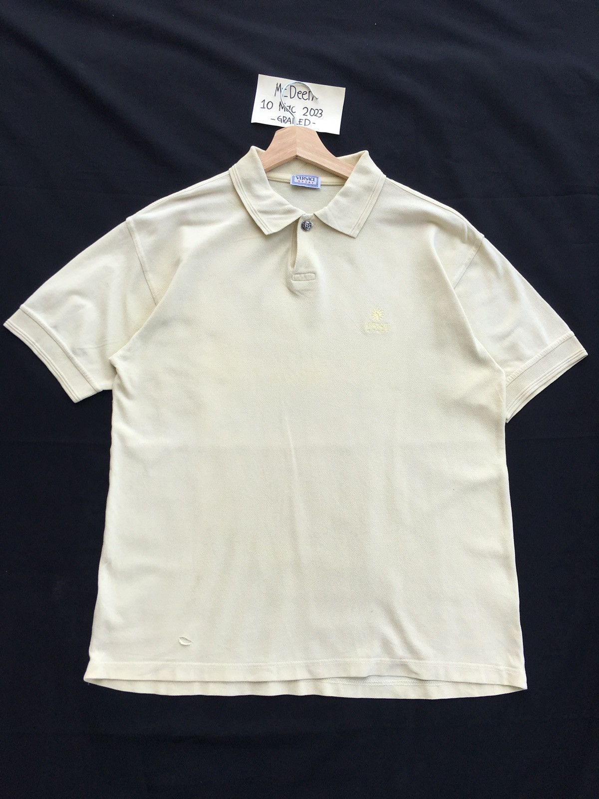 Versace Rare Vintage 90s Versace Polo Shirt Size US M / EU 48-50 / 2 - 1 Thumbnail