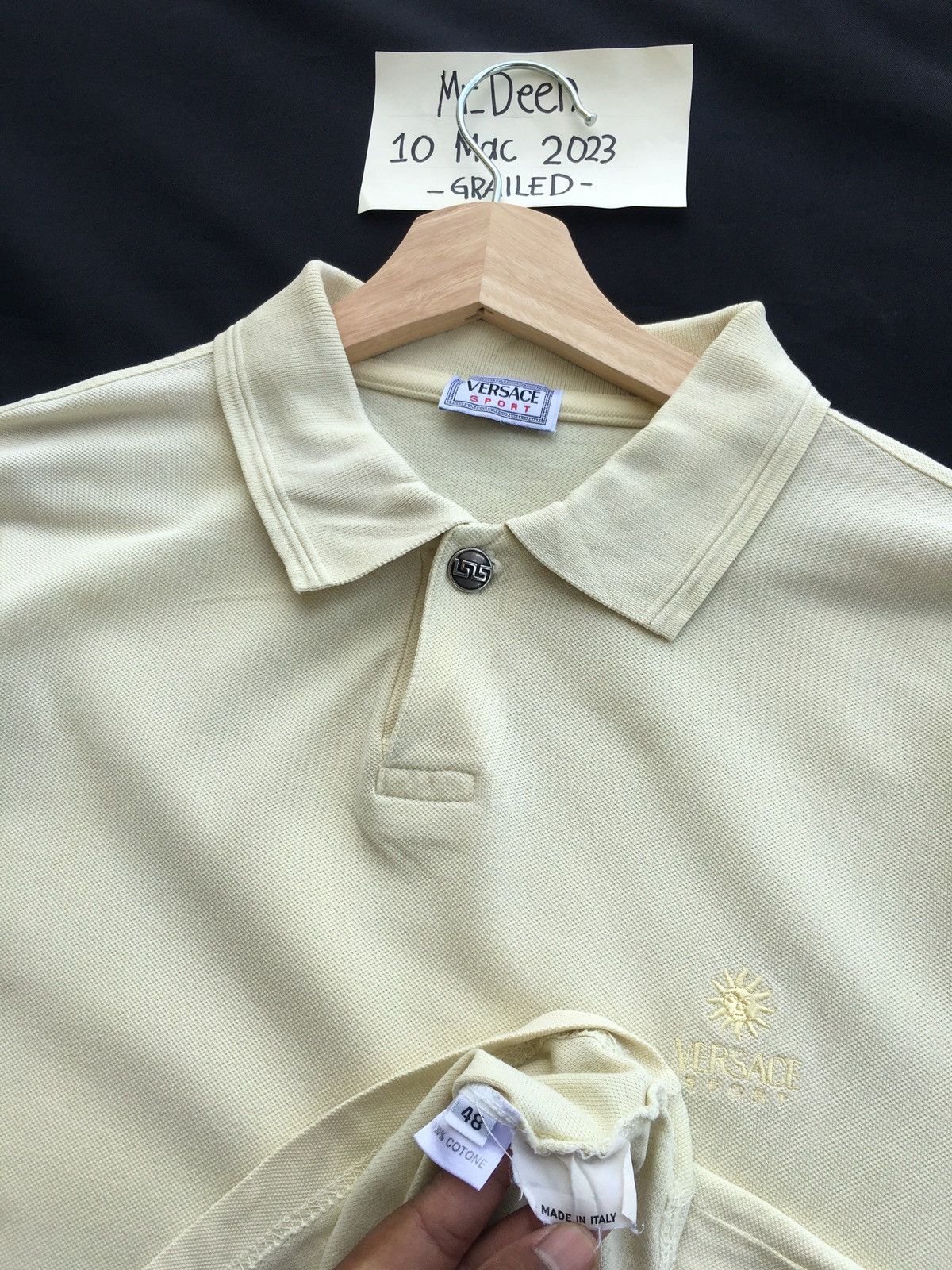 Versace Rare Vintage 90s Versace Polo Shirt Size US M / EU 48-50 / 2 - 10 Thumbnail