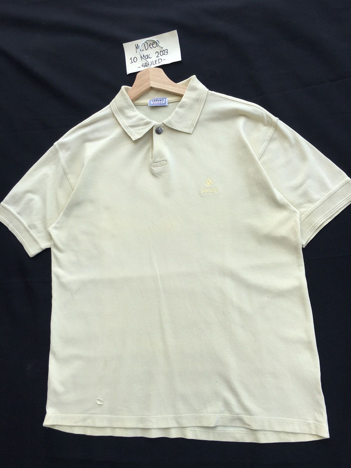 Versace Rare Vintage 90s Versace Polo Shirt Size US M / EU 48-50 / 2 - 4 Thumbnail