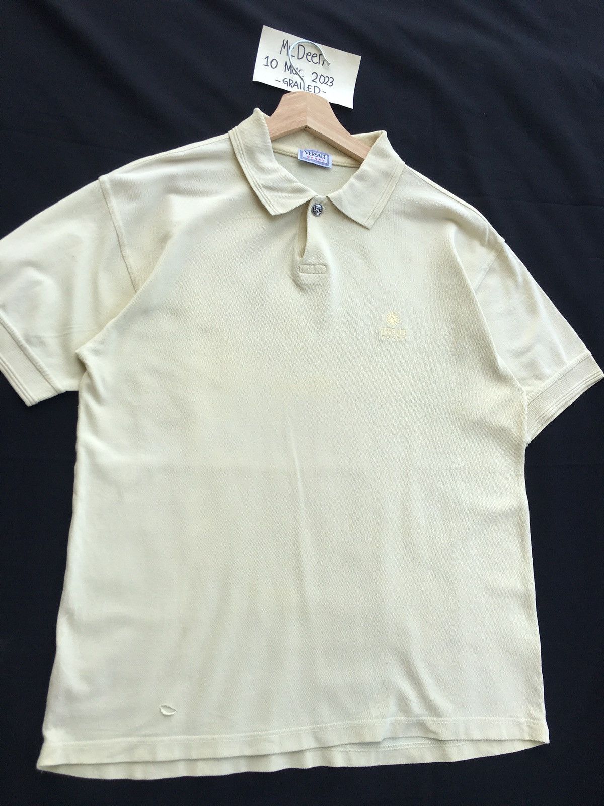 Versace Rare Vintage 90s Versace Polo Shirt Size US M / EU 48-50 / 2 - 3 Thumbnail