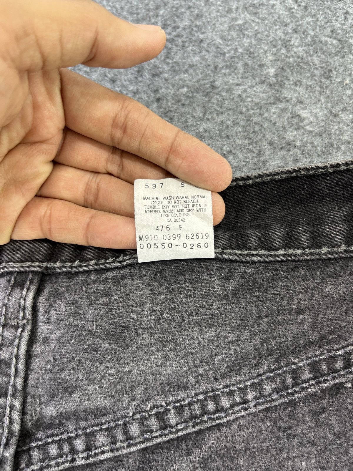 Levi's × Vintage Vintage Levis 550 Jeans Faded Denim- J763 Size US 36 / EU 52 - 7 Thumbnail
