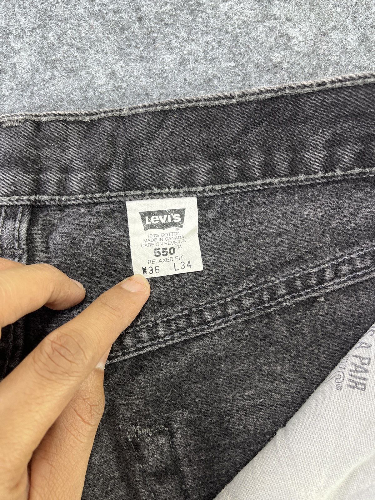Levi's × Vintage Vintage Levis 550 Jeans Faded Denim- J763 Size US 36 / EU 52 - 6 Thumbnail