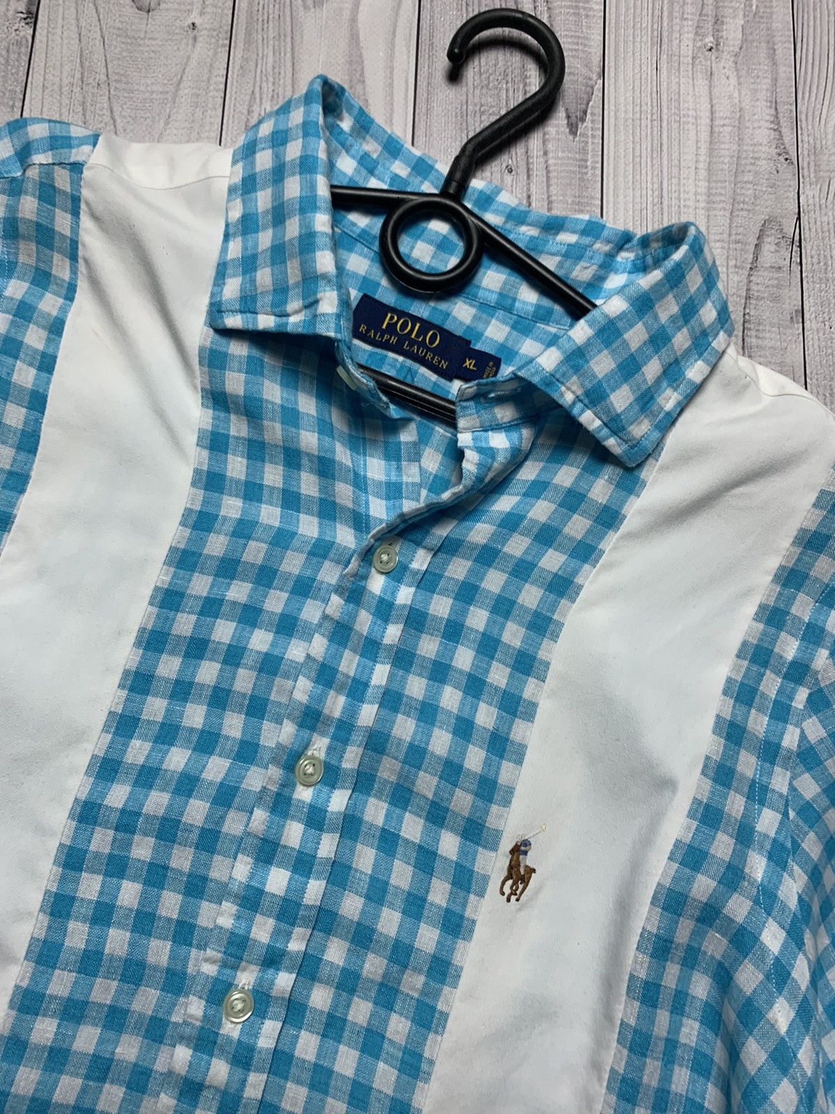 Polo Ralph Lauren × Vintage Vintage plaid shirt rare size L/Xl Size US XL / EU 56 / 4 - 3 Thumbnail