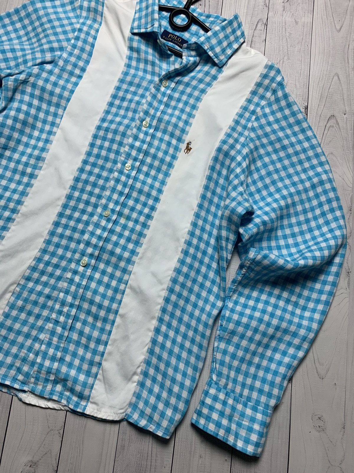 Polo Ralph Lauren × Vintage Vintage plaid shirt rare size L/Xl Size US XL / EU 56 / 4 - 2 Thumbnail