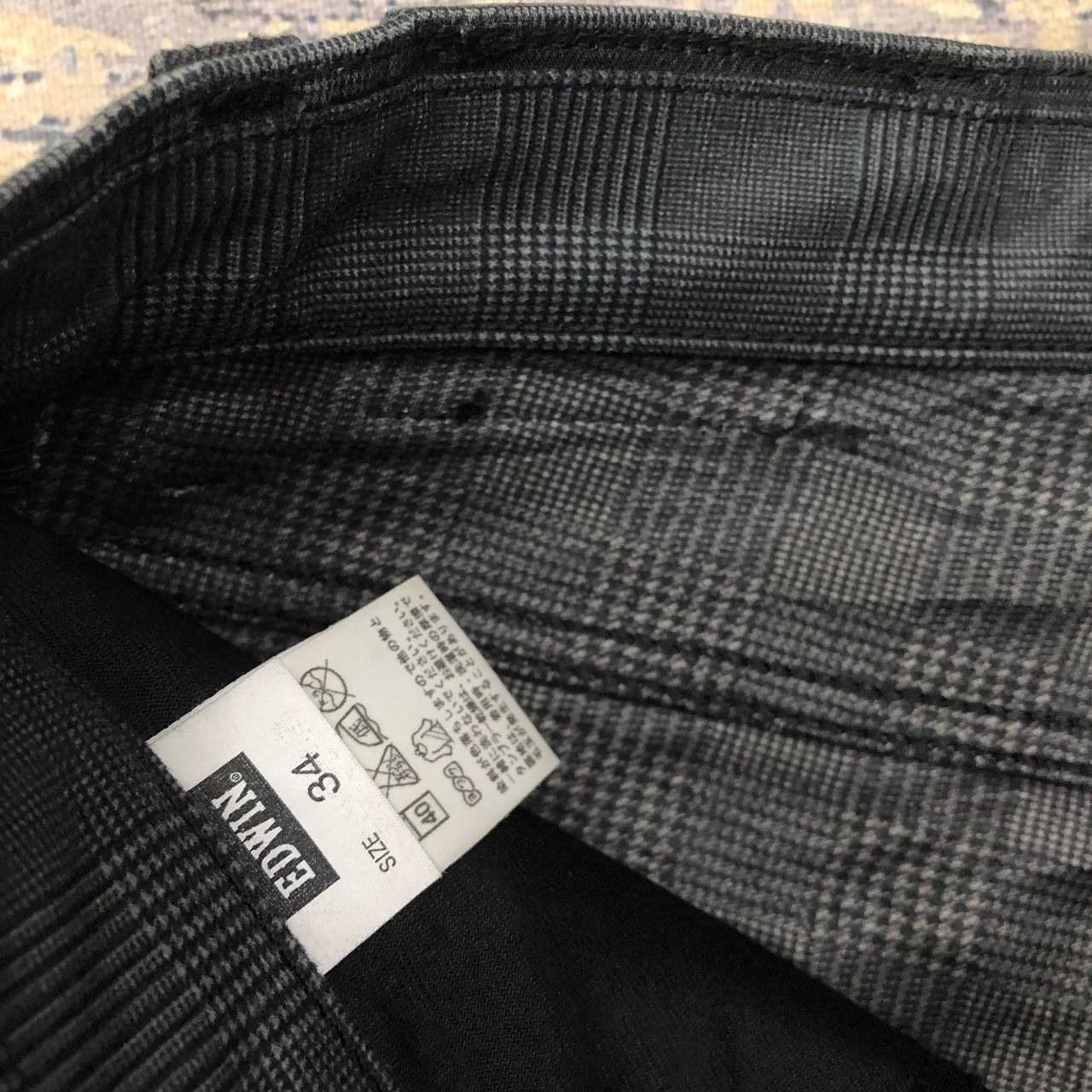 Edwin P333 EDWIN WILD FIRE HOUNDSTOOTH SLIMFIT PANTS Size US 36 / EU 52 - 8 Thumbnail