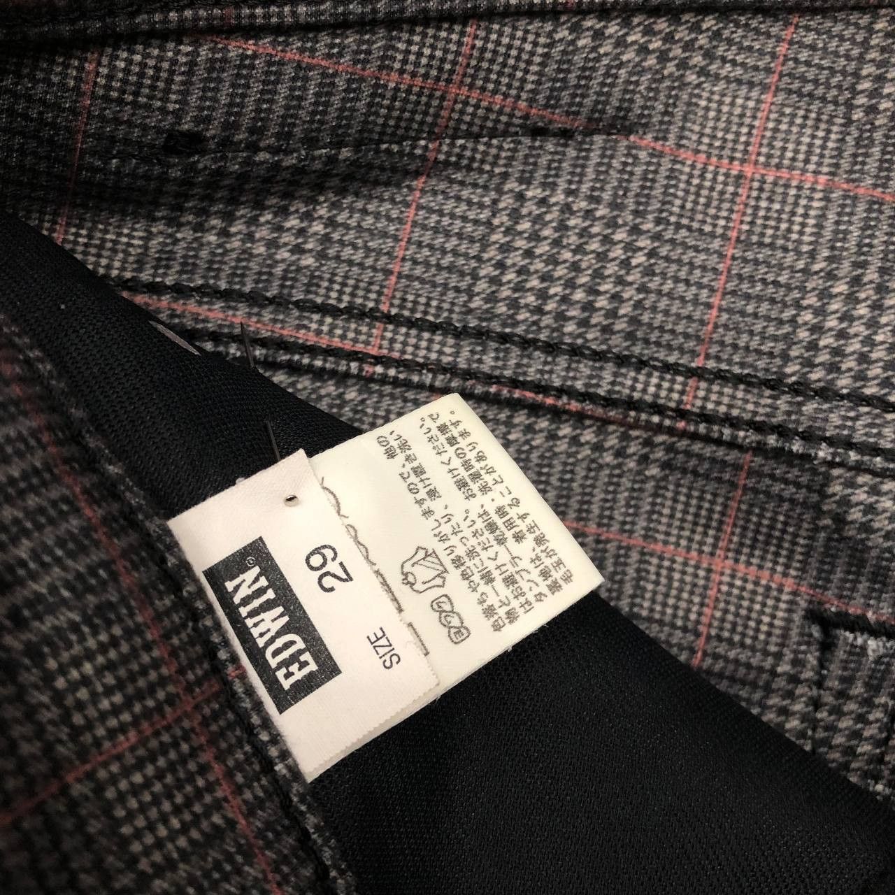 Edwin P327 EDWIN HOUNDSTOOTH SKINNY DENIM PANTS Size US 31 - 8 Thumbnail