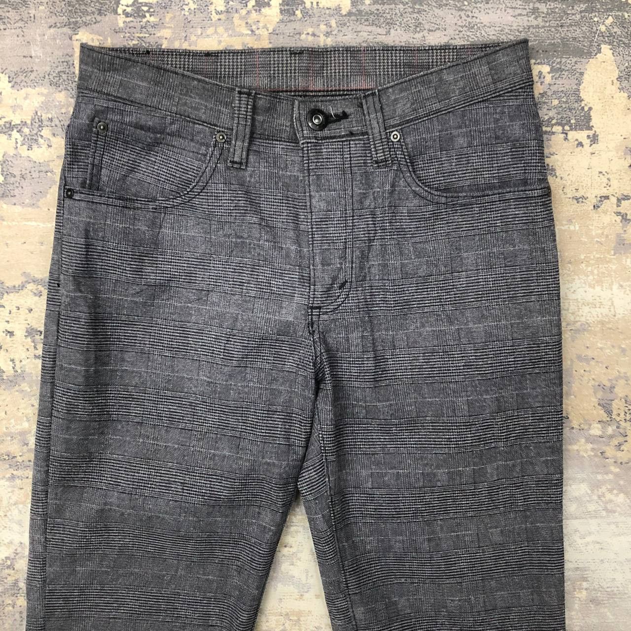 Edwin P327 EDWIN HOUNDSTOOTH SKINNY DENIM PANTS Size US 31 - 3 Thumbnail
