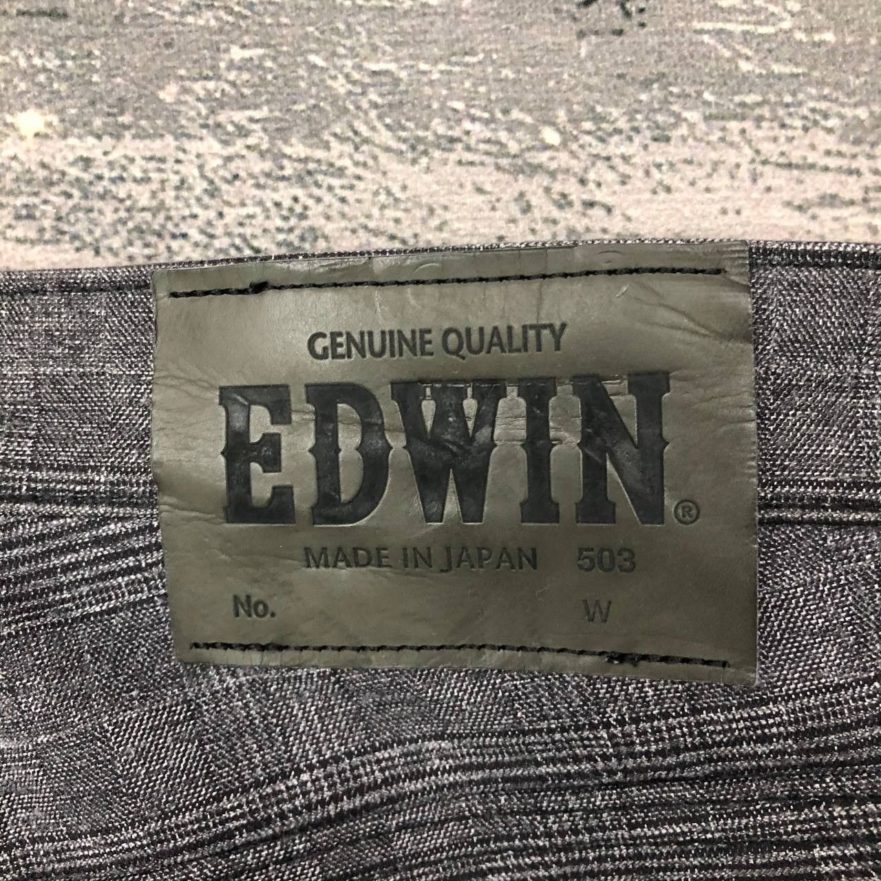 Edwin P327 EDWIN HOUNDSTOOTH SKINNY DENIM PANTS Size US 31 - 5 Thumbnail