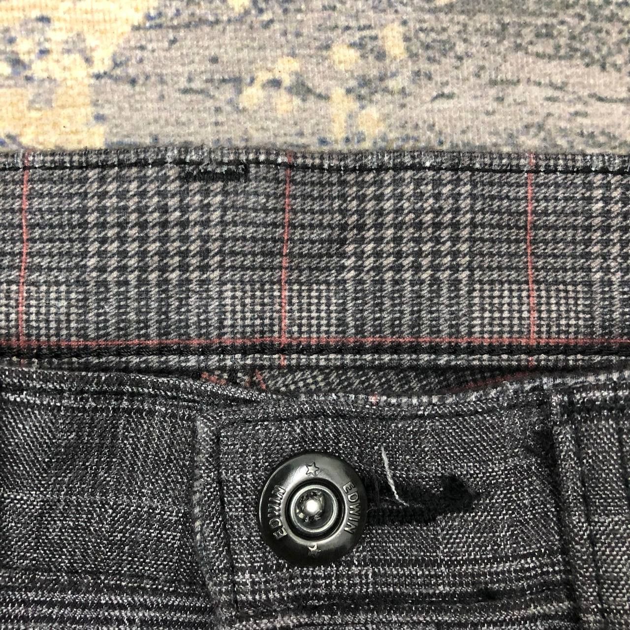 Edwin P327 EDWIN HOUNDSTOOTH SKINNY DENIM PANTS Size US 31 - 7 Thumbnail