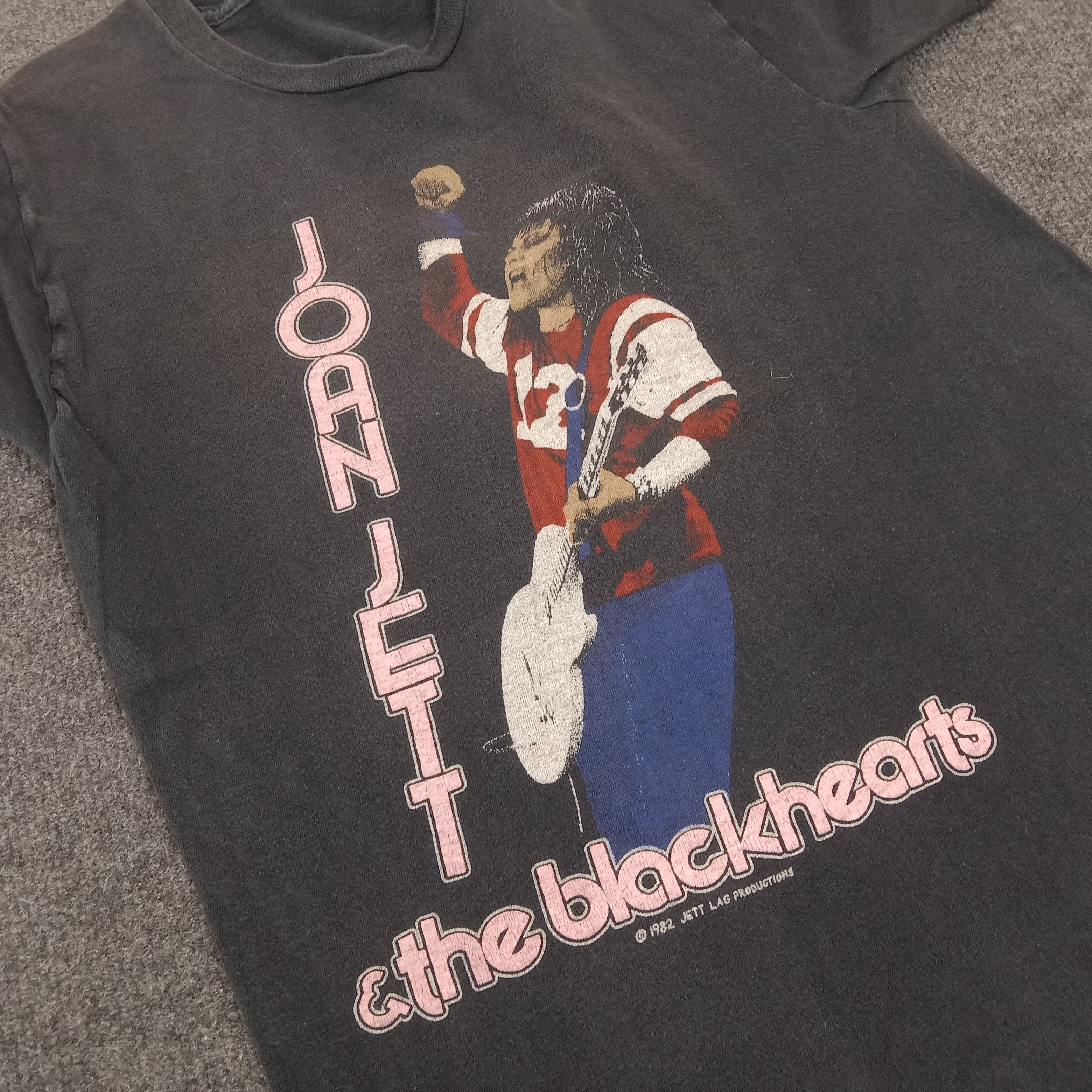 Band Tees × Vintage Vintage 80's JOAN JETT & The Blackheads American Singer Tee Size US XS / EU 42 / 0 - 2 Thumbnail