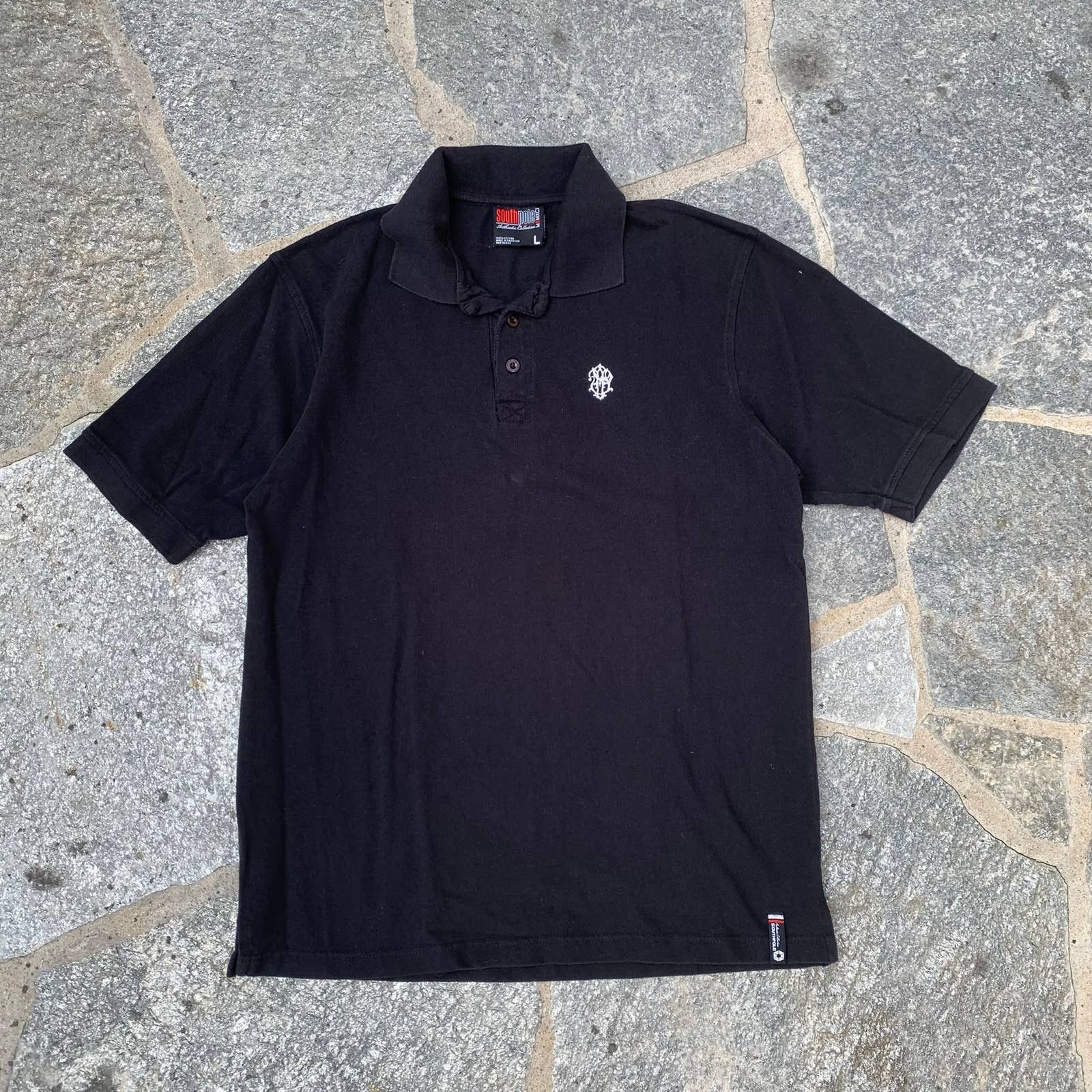 Vintage South Pole Authentic Embroidered Polo Shirt | Grailed