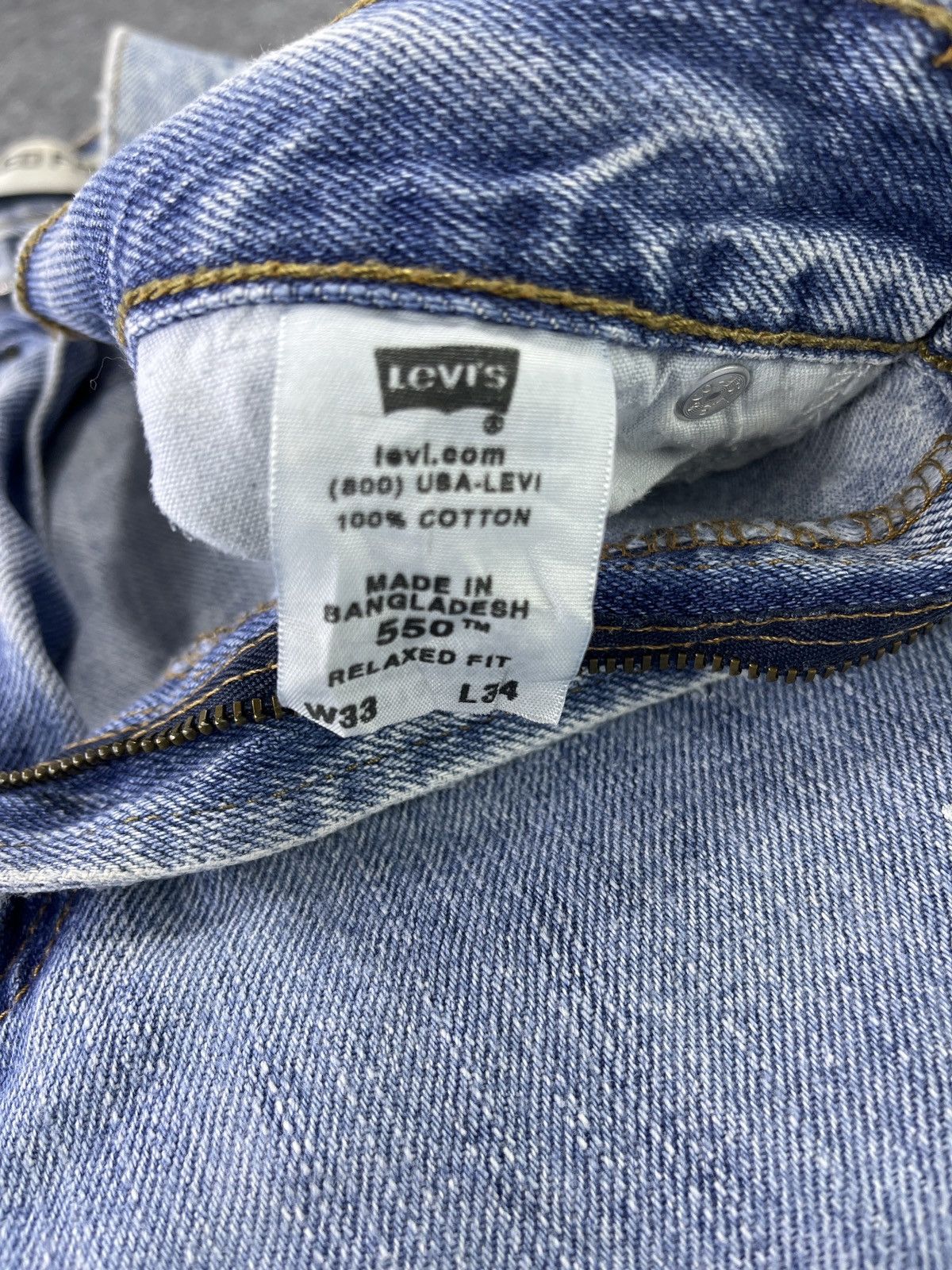 Levi's × Vintage Vintage Levis 550 Jeans - J765 Size US 33 - 7 Thumbnail