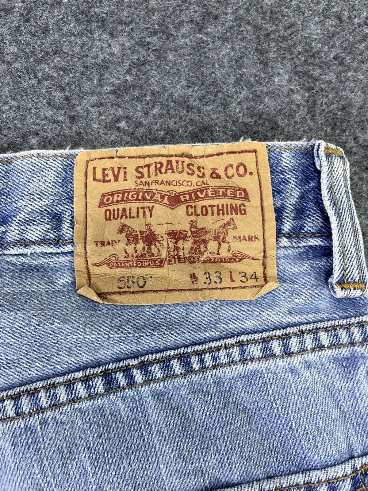 Levi's × Vintage Vintage Levis 550 Jeans - J765 Size US 33 - 10 Thumbnail