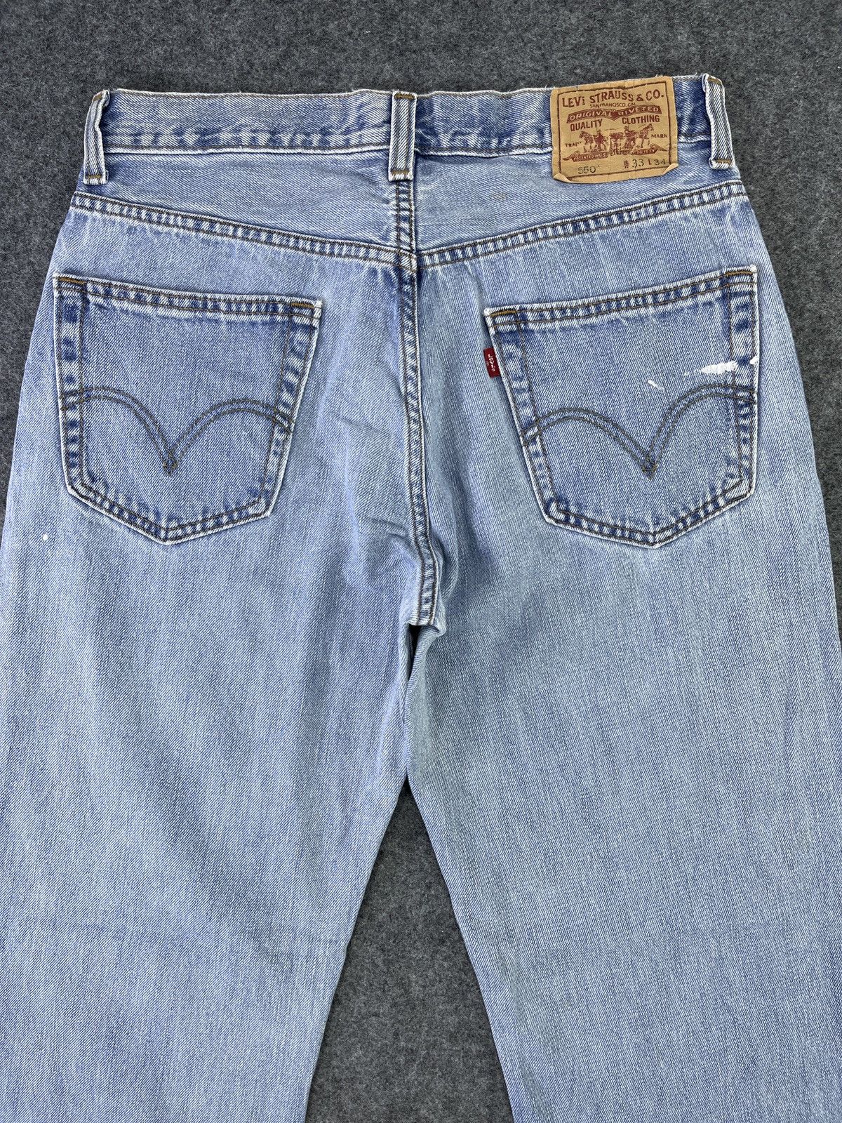 Levi's × Vintage Vintage Levis 550 Jeans - J765 Size US 33 - 4 Thumbnail