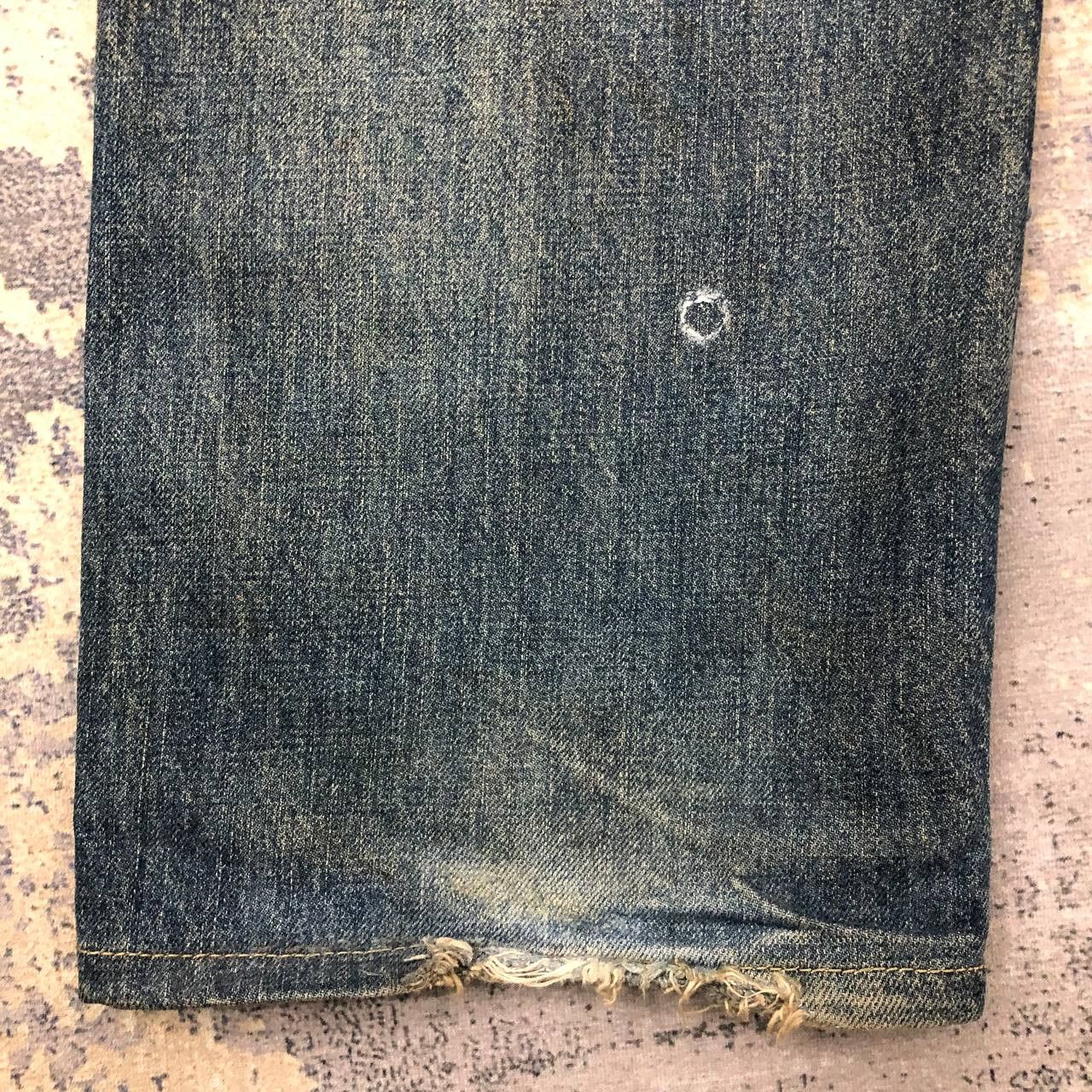 Wrangler P300 VTG WRANGLER BLUE BELL RIPPED JEANS Size US 32 / EU 48 - 17 Thumbnail
