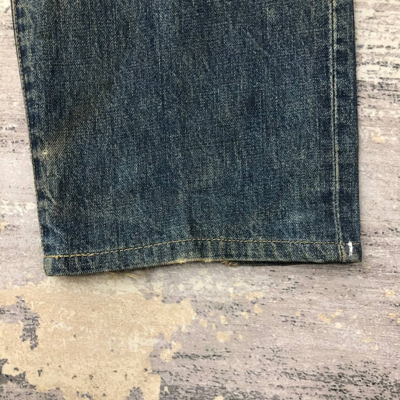 Wrangler P300 VTG WRANGLER BLUE BELL RIPPED JEANS Size US 32 / EU 48 - 9 Thumbnail