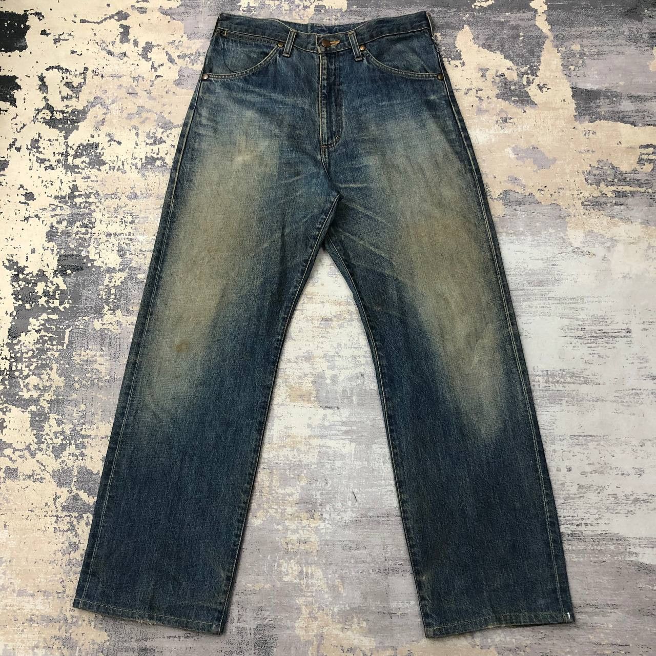 Wrangler P300 VTG WRANGLER BLUE BELL RIPPED JEANS Size US 32 / EU 48 - 2 Thumbnail