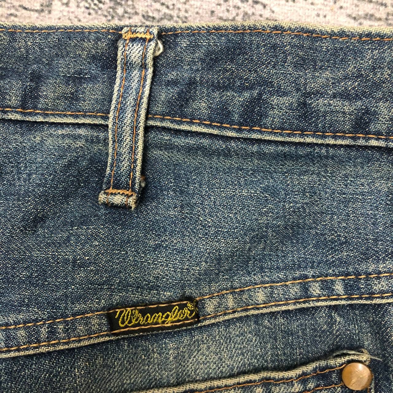 Wrangler P300 VTG WRANGLER BLUE BELL RIPPED JEANS Size US 32 / EU 48 - 15 Thumbnail