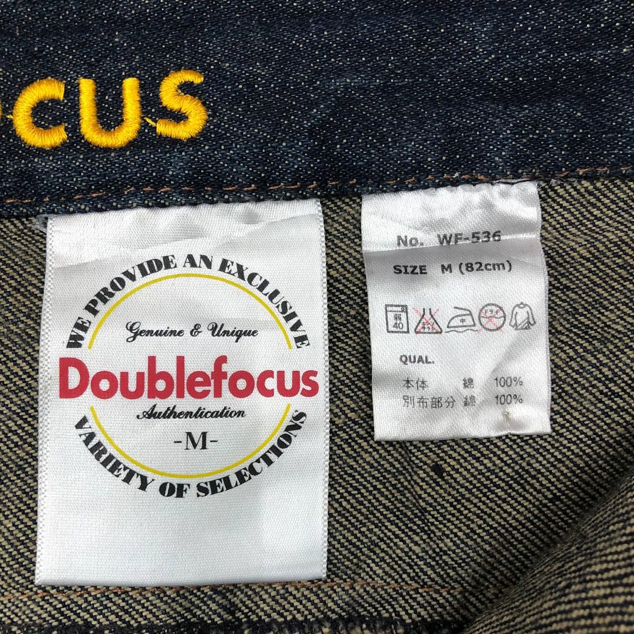 Japanese Brand P296 DOUBLEFOCUS FLARED DOUBLE WAIST JEANS Size US 32 / EU 48 - 7 Thumbnail