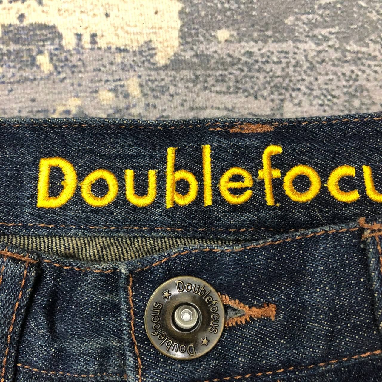 Japanese Brand P296 DOUBLEFOCUS FLARED DOUBLE WAIST JEANS Size US 32 / EU 48 - 5 Thumbnail
