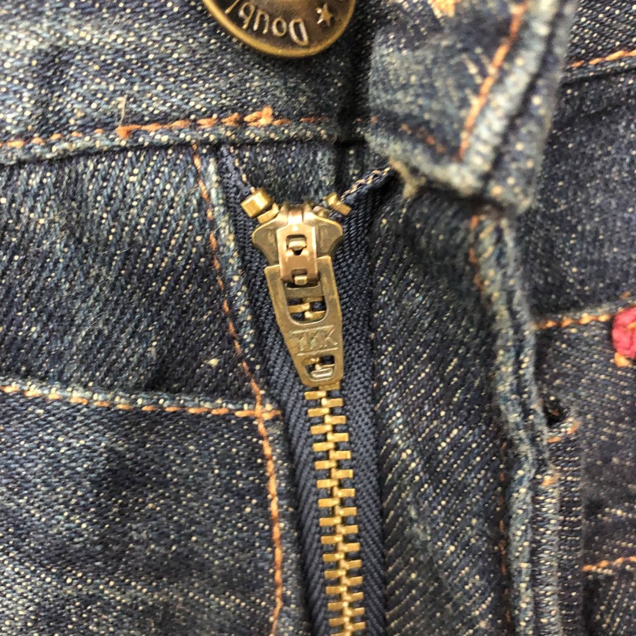 Japanese Brand P296 DOUBLEFOCUS FLARED DOUBLE WAIST JEANS Size US 32 / EU 48 - 8 Thumbnail