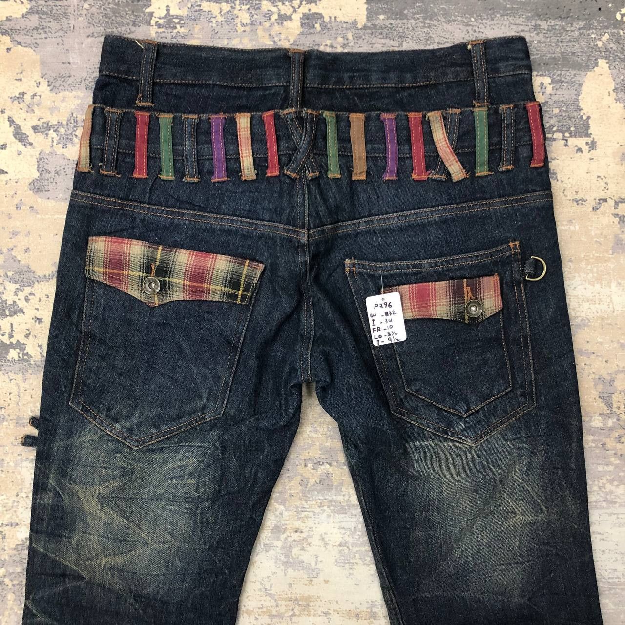 Japanese Brand P296 DOUBLEFOCUS FLARED DOUBLE WAIST JEANS Size US 32 / EU 48 - 4 Thumbnail