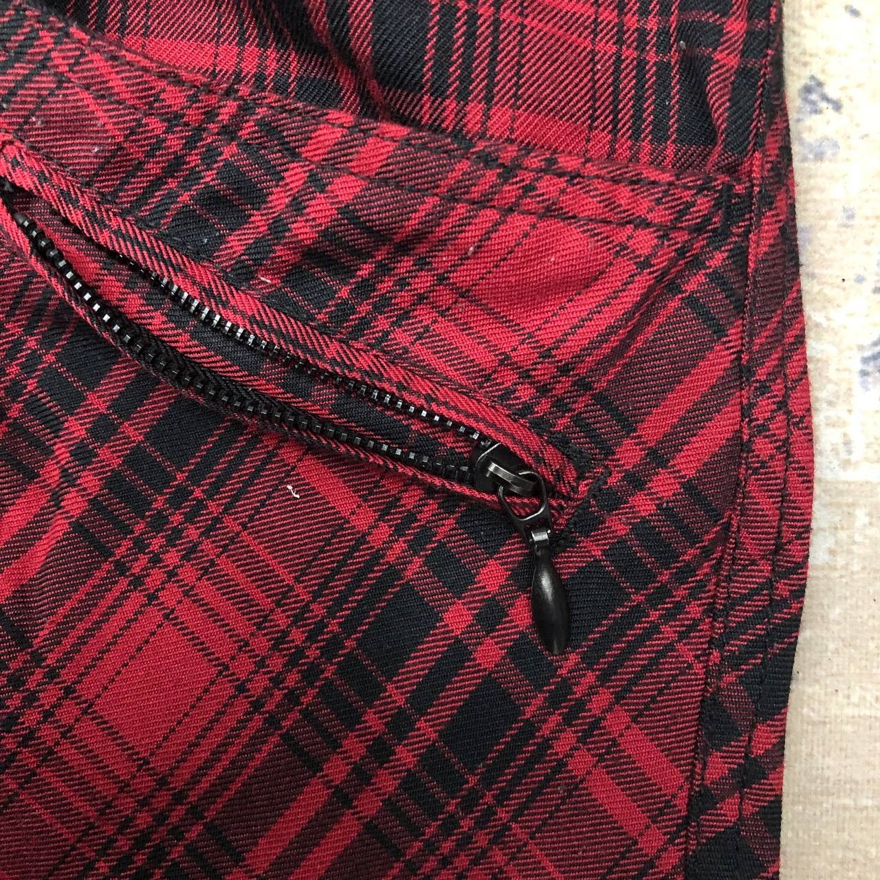 Japanese Brand × Seditionaries P292 DOUBLE FOCUS TARTAN FLARED DOUBLE WAIST CARGO PANTS Size US 34 / EU 50 - 7 Thumbnail