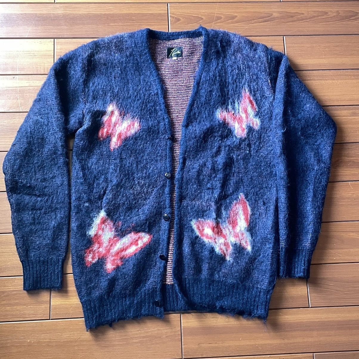 Needles Needles Papillon Mohair Cardigan | Grailed