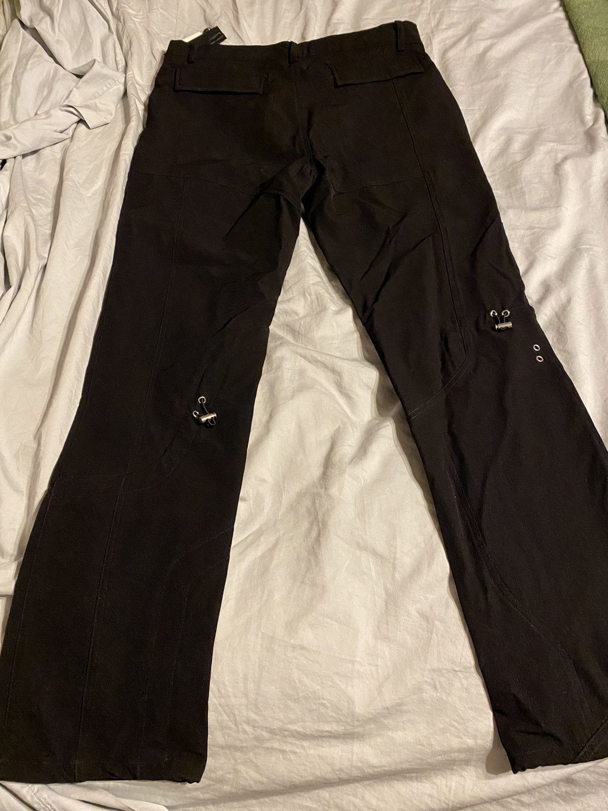 Heliot Emil Heliot Emil Eyelet Embellished Straight Leg Trousers Size US 34 / EU 50 - 2 Thumbnail