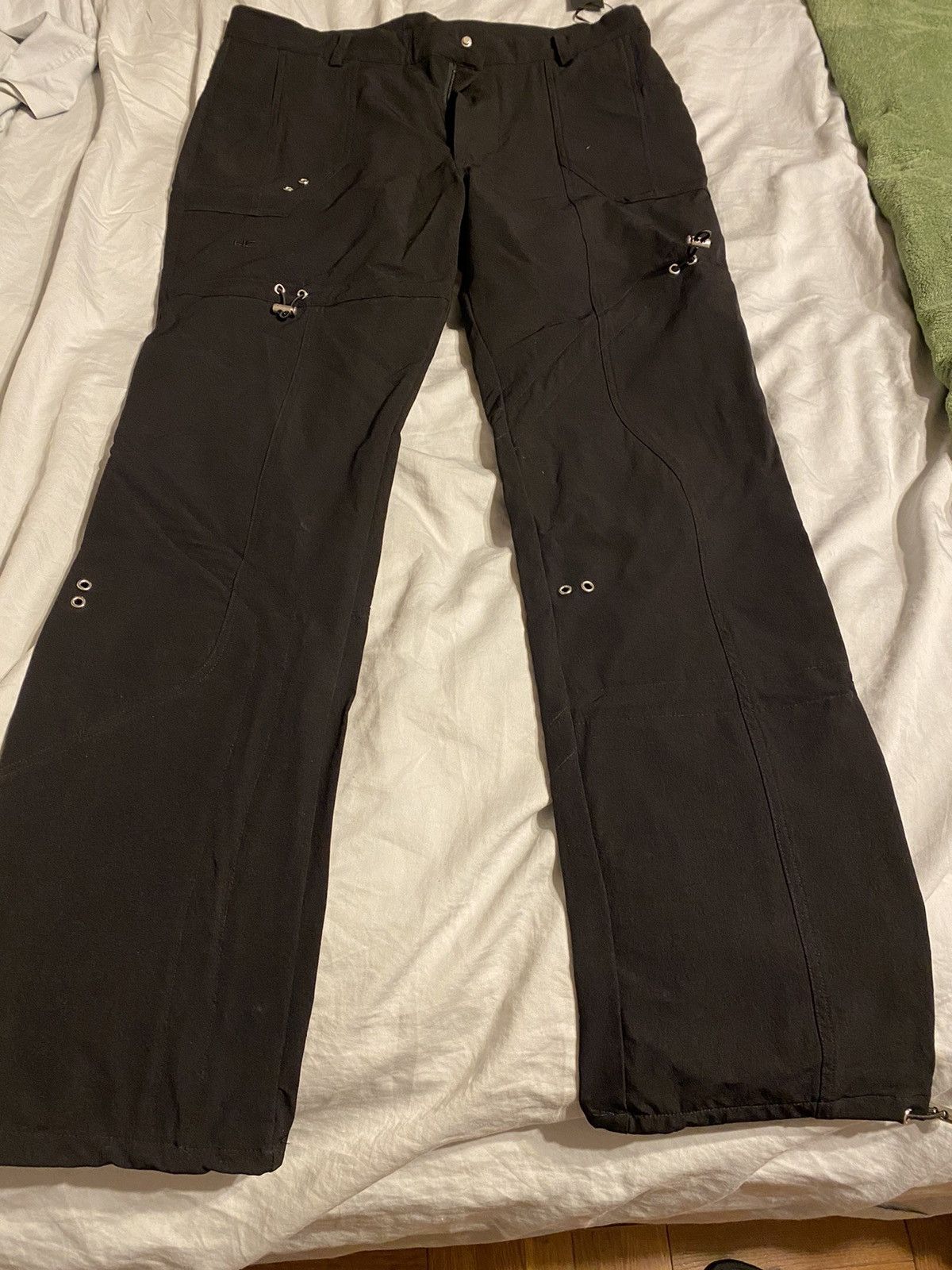 Heliot Emil Heliot Emil Eyelet Embellished Straight Leg Trousers Size US 34 / EU 50 - 5 Thumbnail
