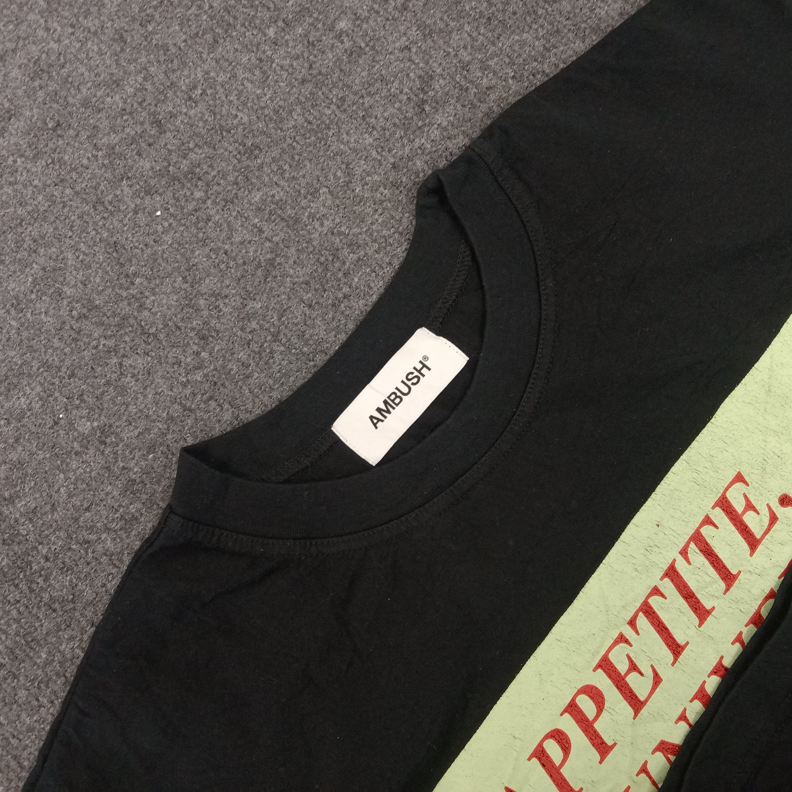 Ambush Design × Japanese Brand × Vintage AMBUSH Japanese Brand Designer Tshirt Size US M / EU 48-50 / 2 - 5 Thumbnail