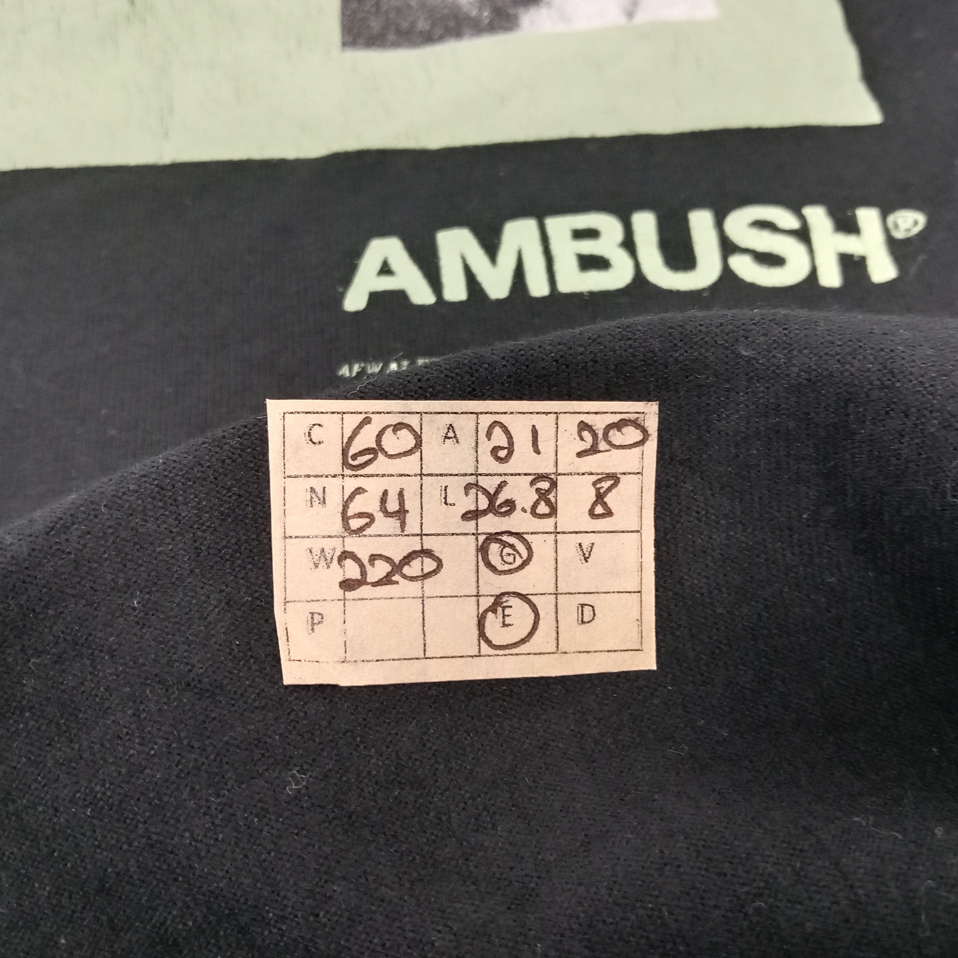 Ambush Design × Japanese Brand × Vintage AMBUSH Japanese Brand Designer Tshirt Size US M / EU 48-50 / 2 - 9 Thumbnail