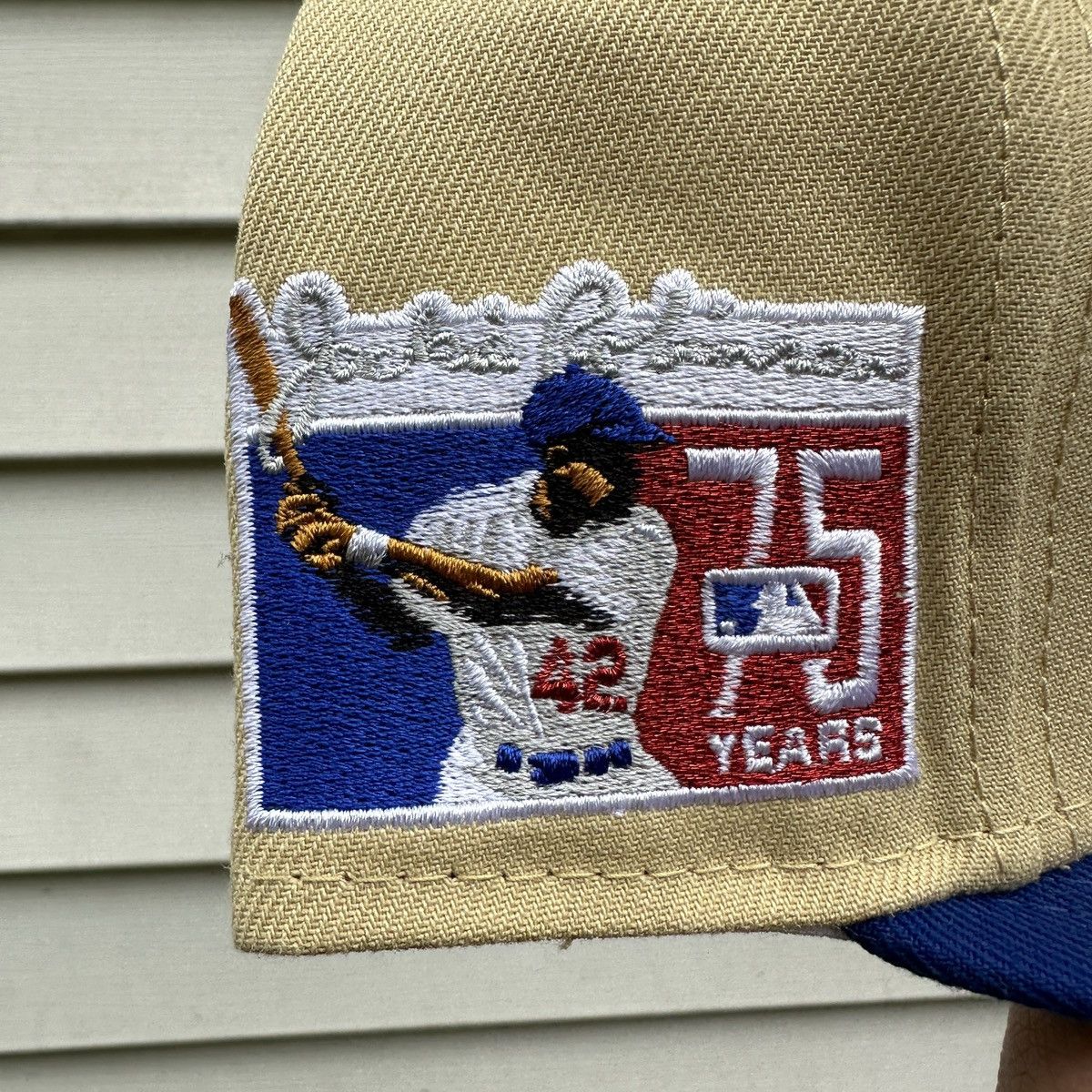 MLB × New Era 95 North New Era Brooklyn Dodgers 7 1/2 Jackie Robinson Day Size ONE SIZE - 2 Thumbnail