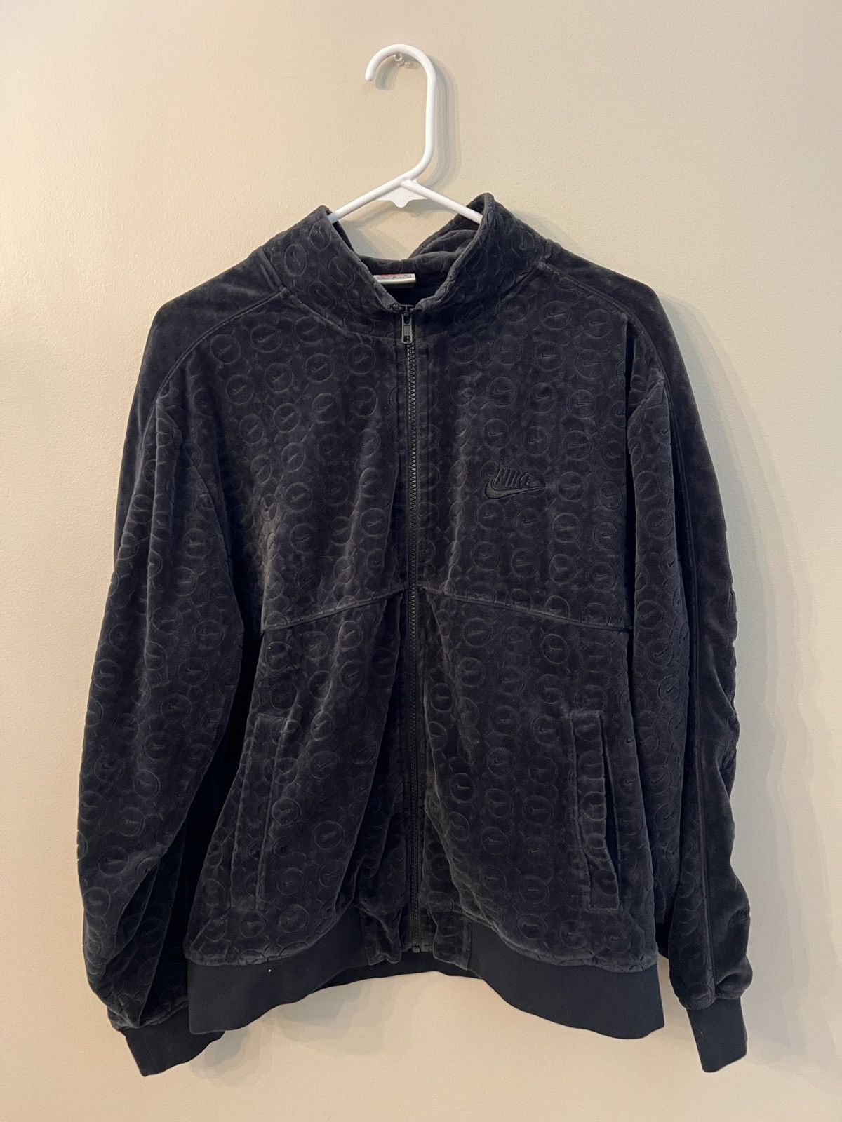 Nike × Supreme Supreme Nike Velour Track Jacket | Grailed