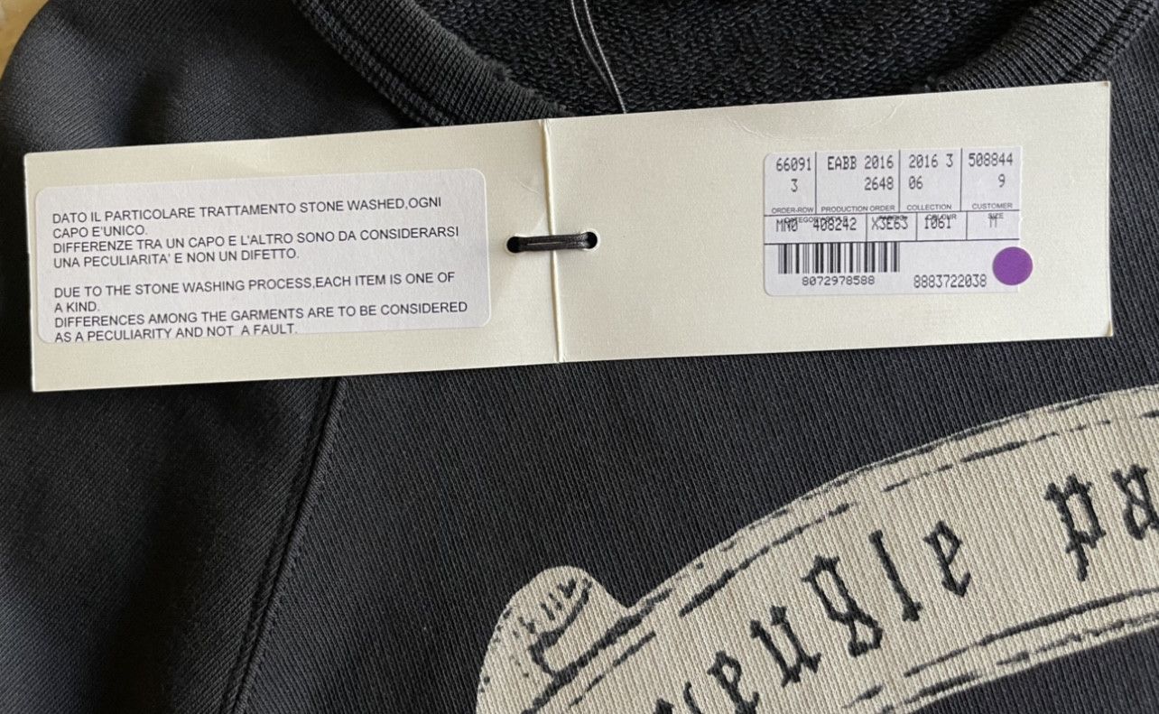 Gucci Gucci sweatshirt L’aveugle par amour black M9/10 STONEWASHED Size US M / EU 48-50 / 2 - 15 Thumbnail