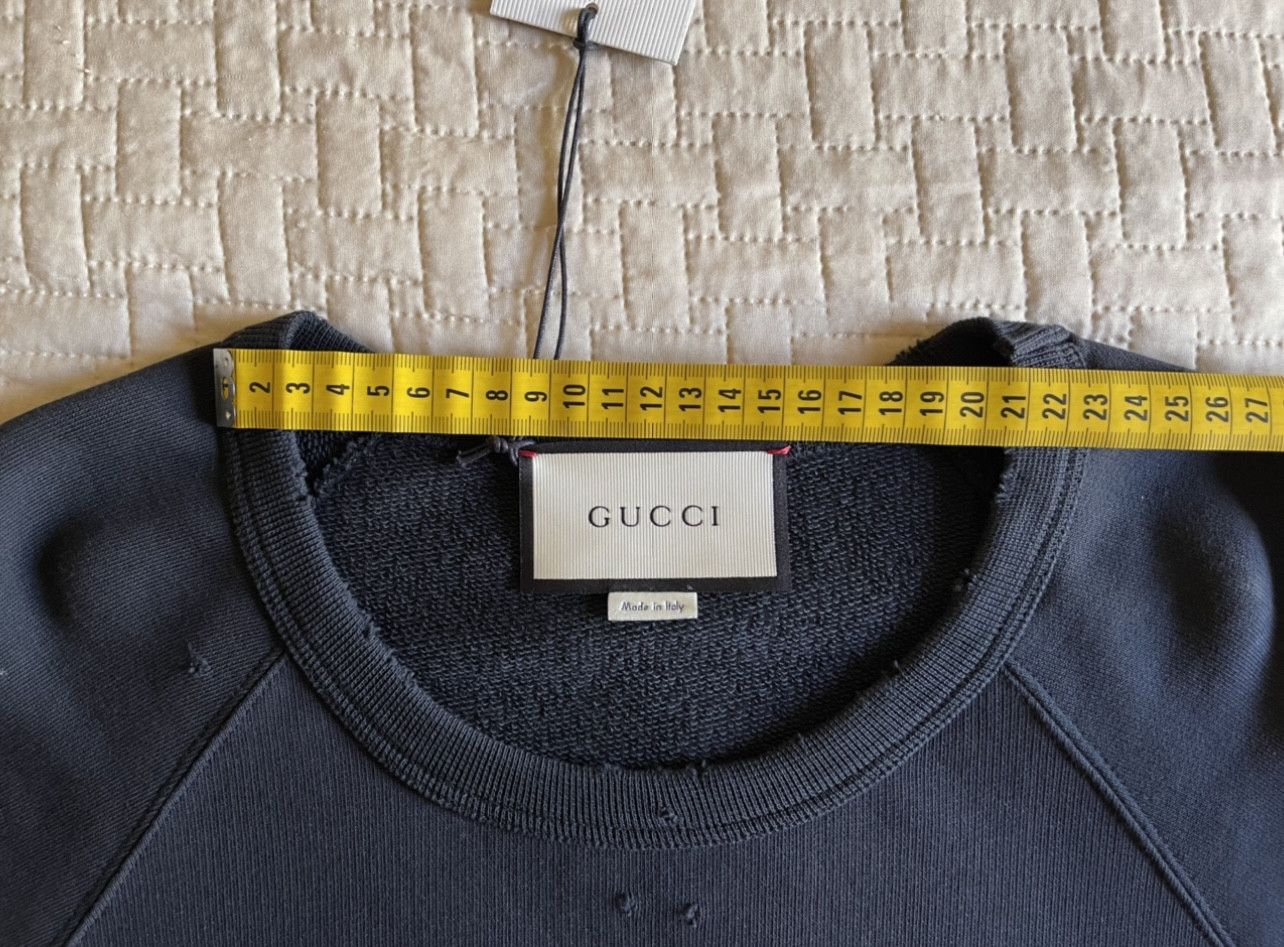 Gucci Gucci sweatshirt L’aveugle par amour black M9/10 STONEWASHED Size US M / EU 48-50 / 2 - 7 Thumbnail