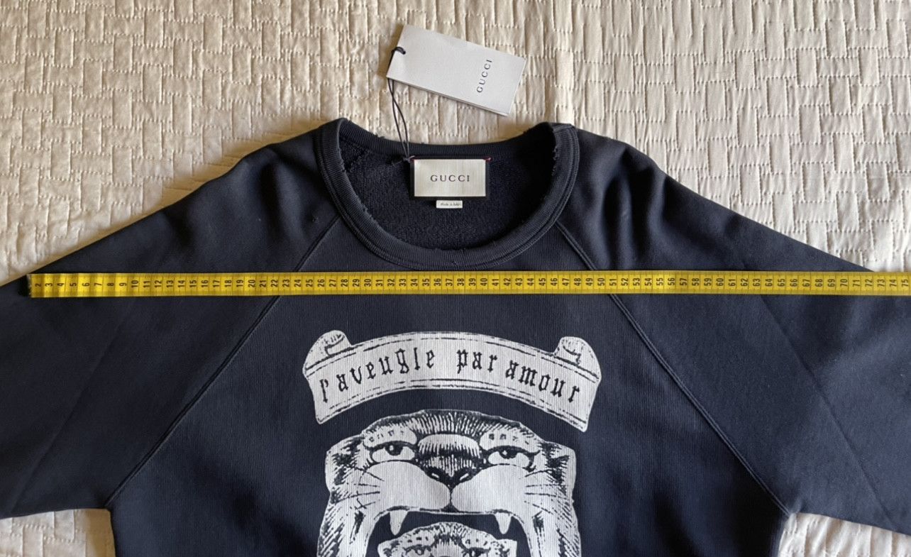 Gucci Gucci sweatshirt L’aveugle par amour black M9/10 STONEWASHED Size US M / EU 48-50 / 2 - 5 Thumbnail