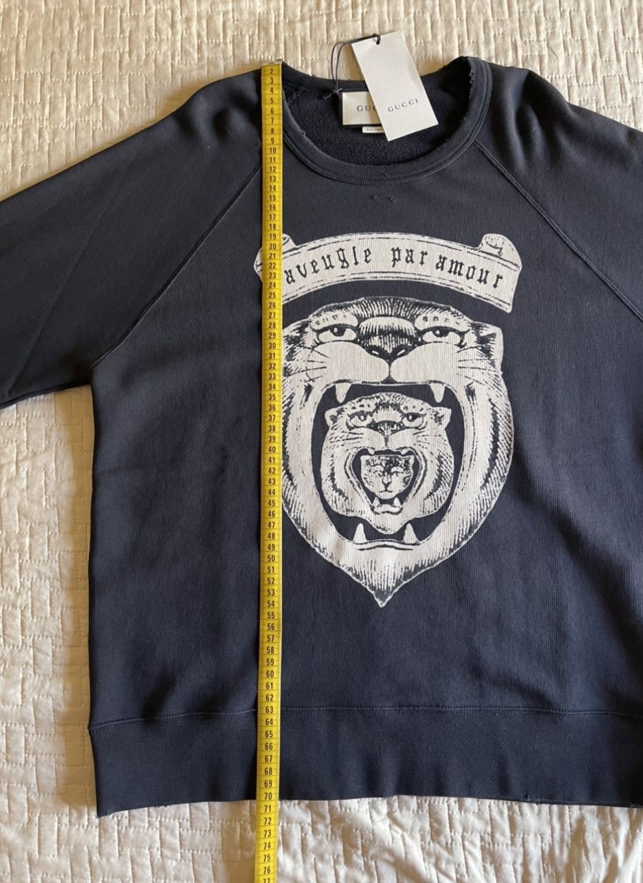 Gucci Gucci sweatshirt L’aveugle par amour black M9/10 STONEWASHED Size US M / EU 48-50 / 2 - 6 Thumbnail