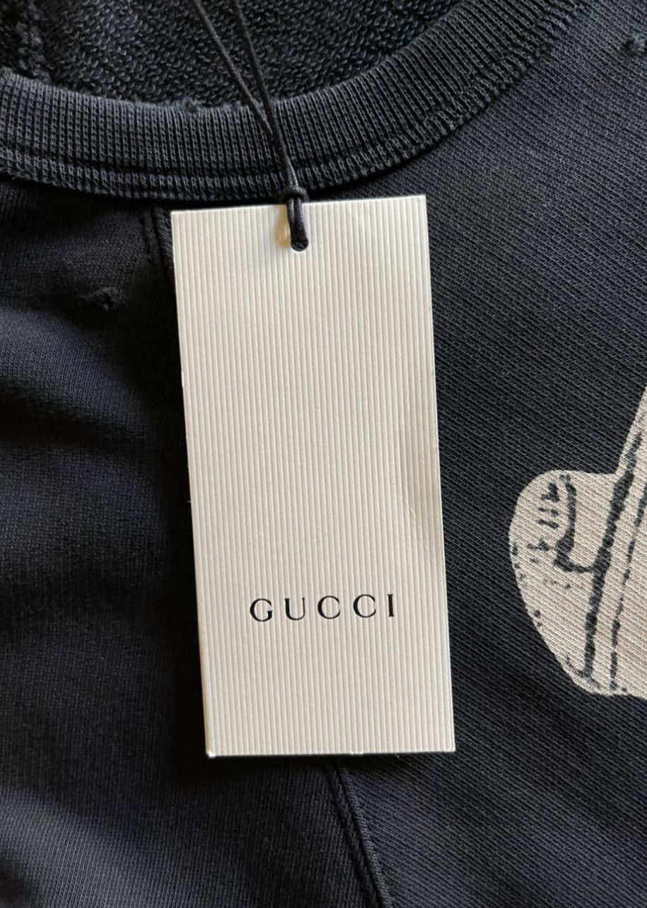 Gucci Gucci sweatshirt L’aveugle par amour black M9/10 STONEWASHED Size US M / EU 48-50 / 2 - 16 Thumbnail