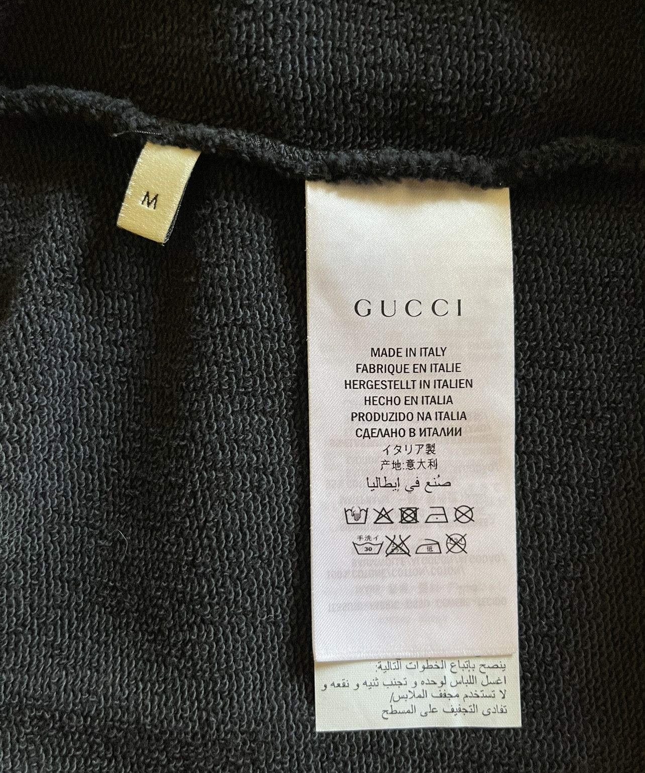 Gucci Gucci sweatshirt L’aveugle par amour black M9/10 STONEWASHED Size US M / EU 48-50 / 2 - 20 Thumbnail