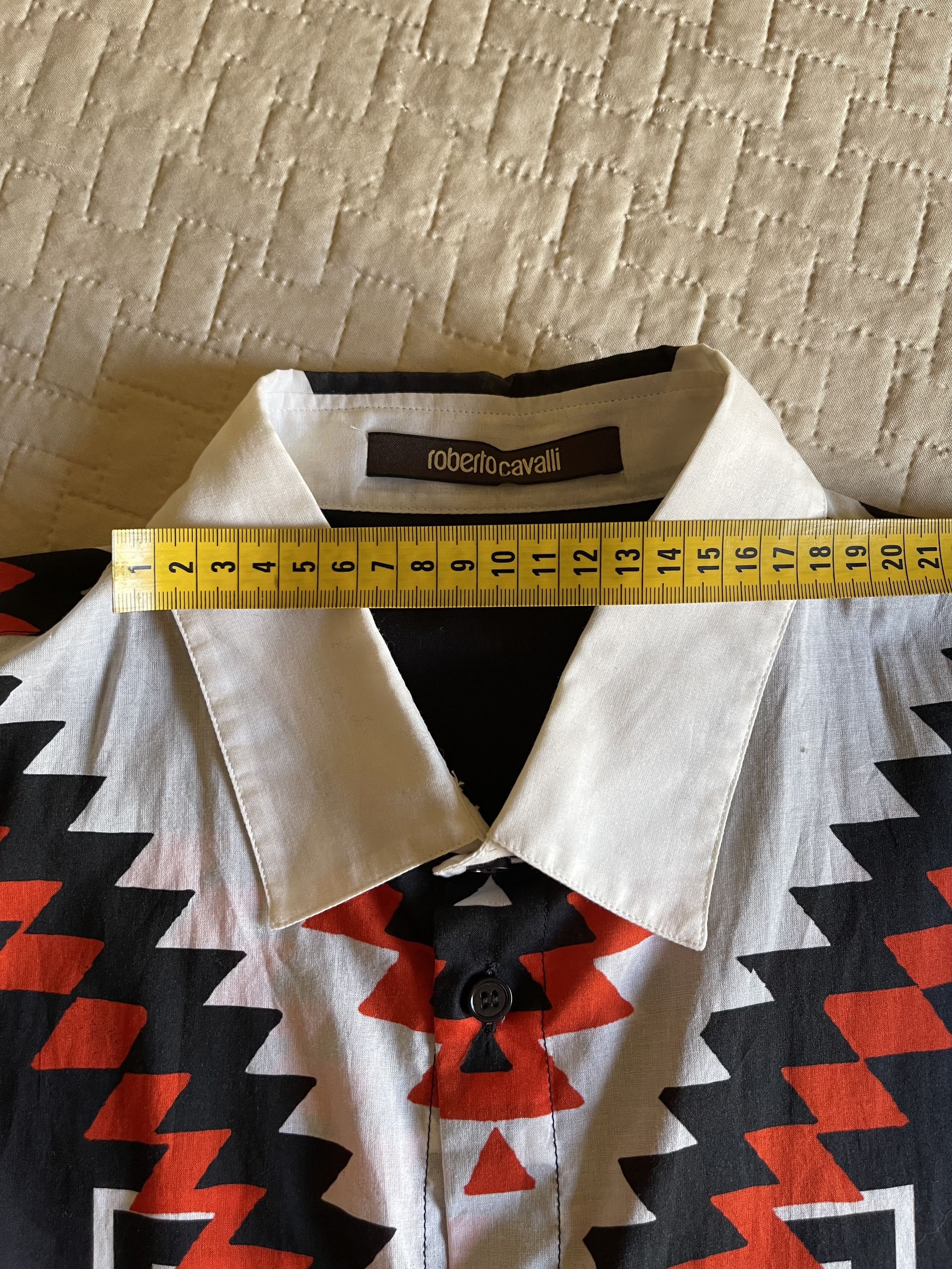 Roberto Cavalli ROBERTO CAVALLI DRAGONFLY AND SKULL ORANGE BLACK WHITE Size US M / EU 48-50 / 2 - 6 Thumbnail