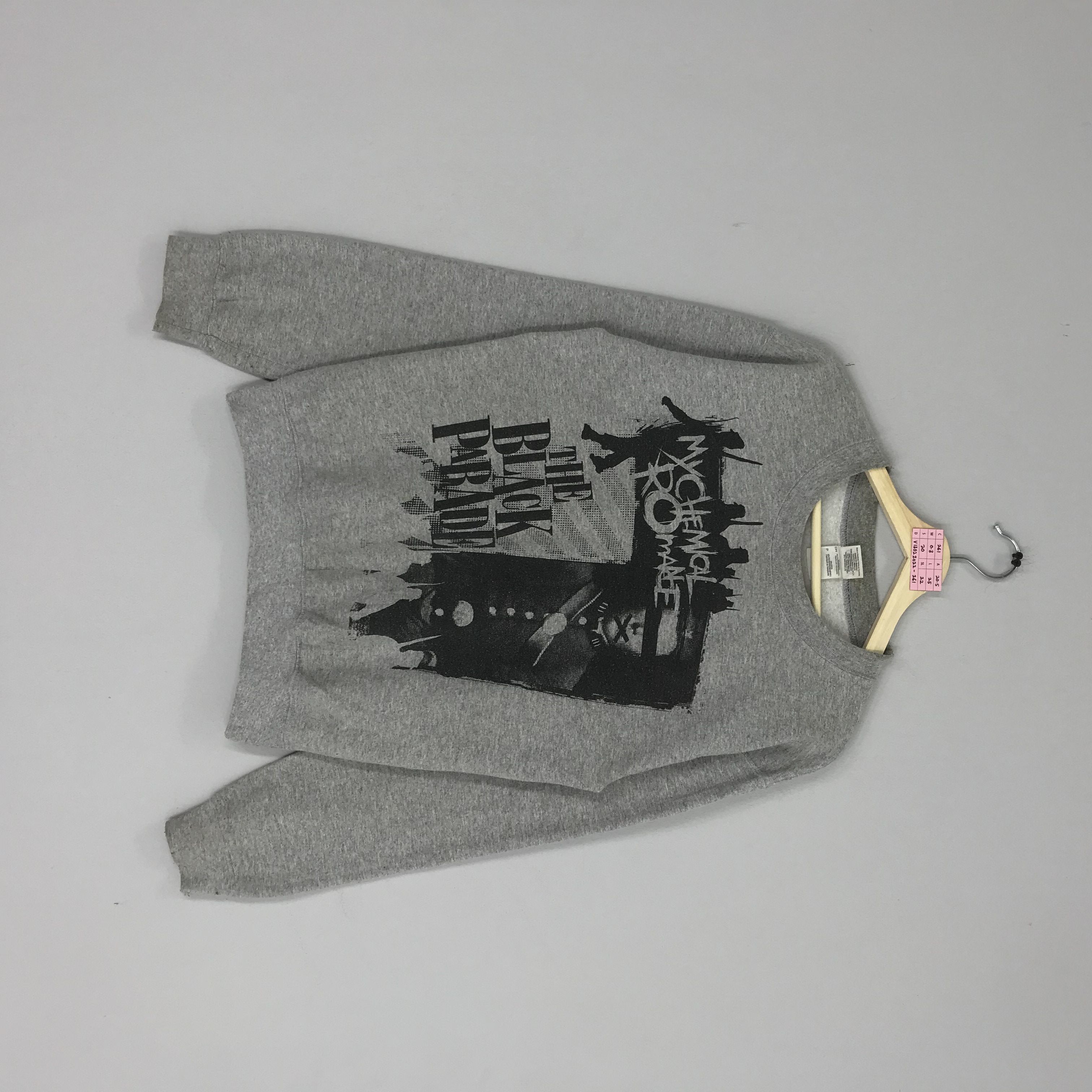 image of Band Tees x Good Music Merchandise My Chemical Romance The Black Parade Sweatshirts in Grey (Size S